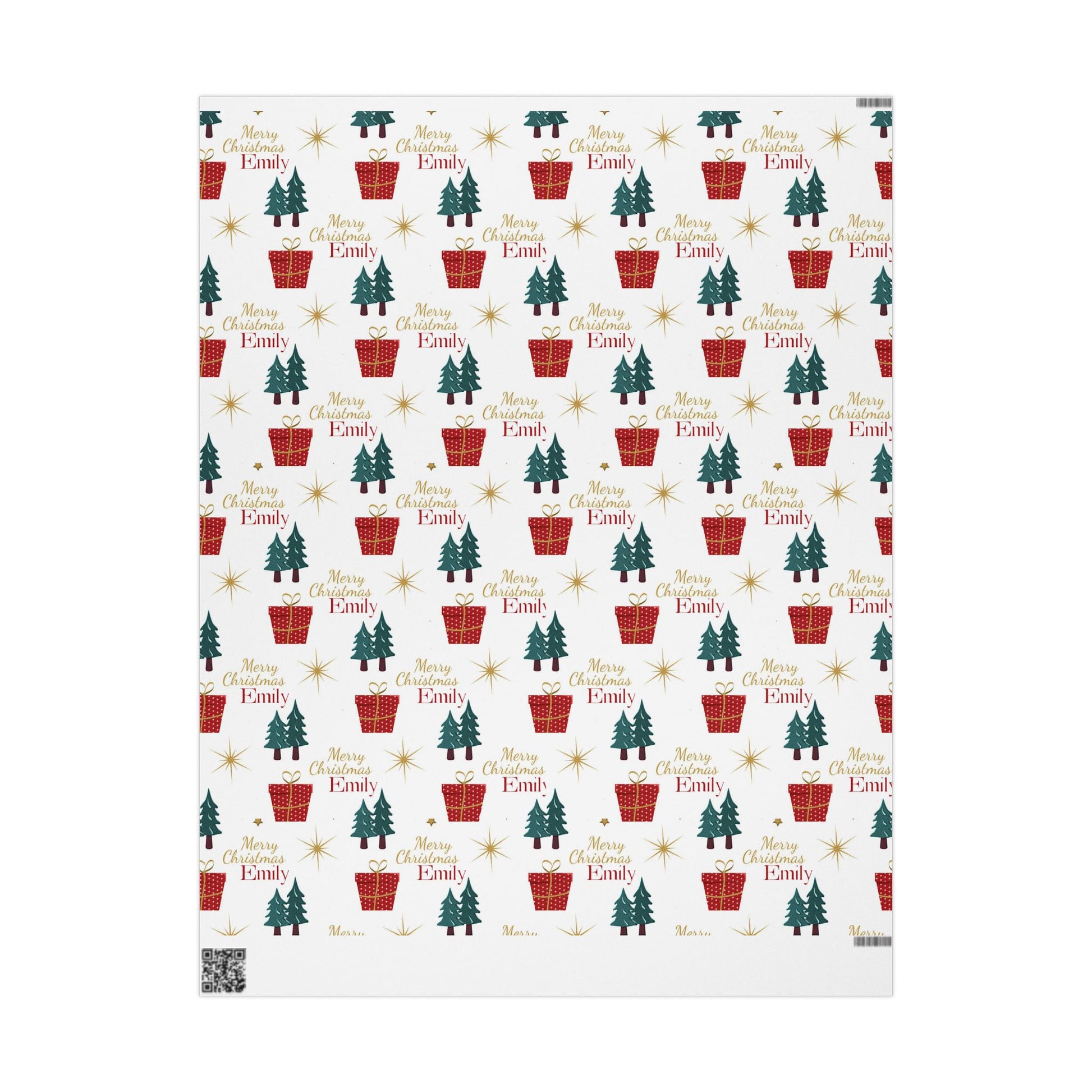Christmas Wrapping Paper Emily