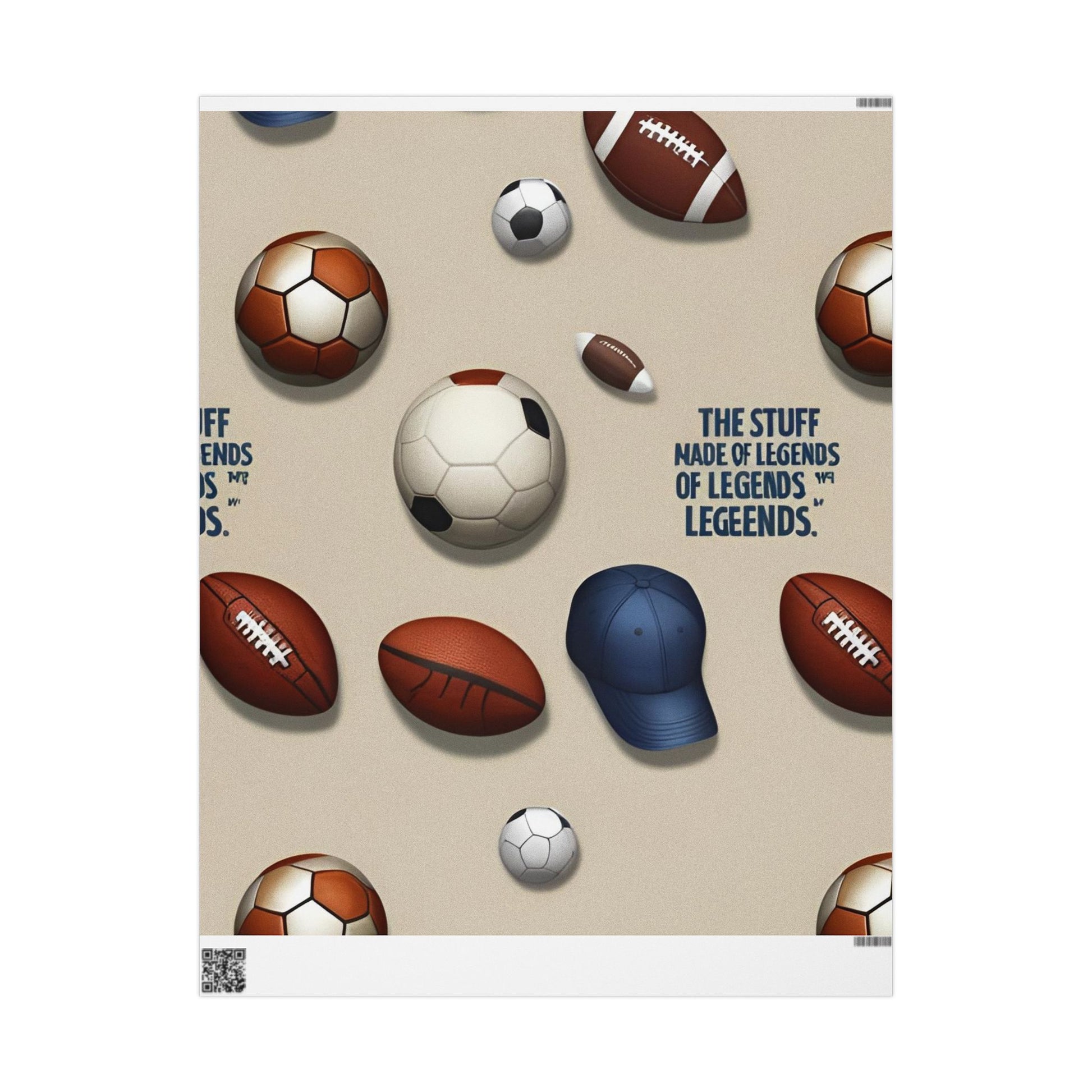 The Sports Man Wrapping Papers