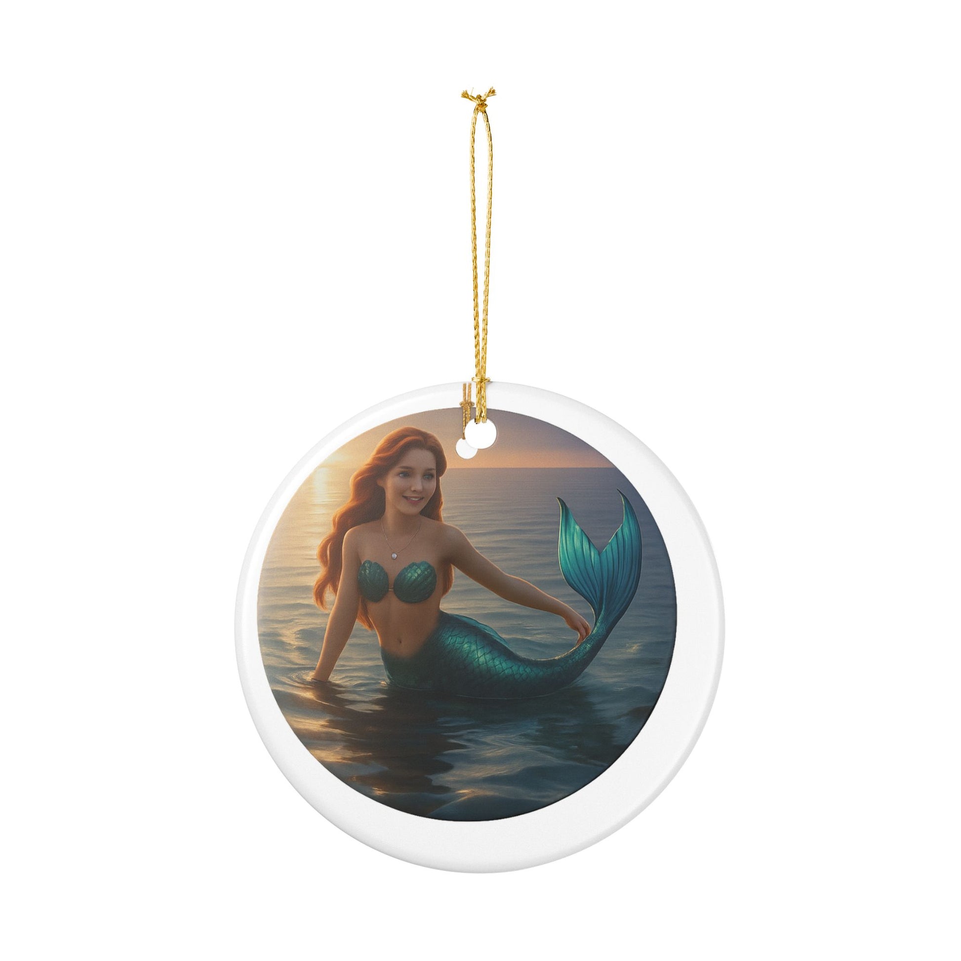 Coralyn Mermaid Ocean Ornament - Coralyn’s Bathys Clan Necklace - Mermaid Things Collection