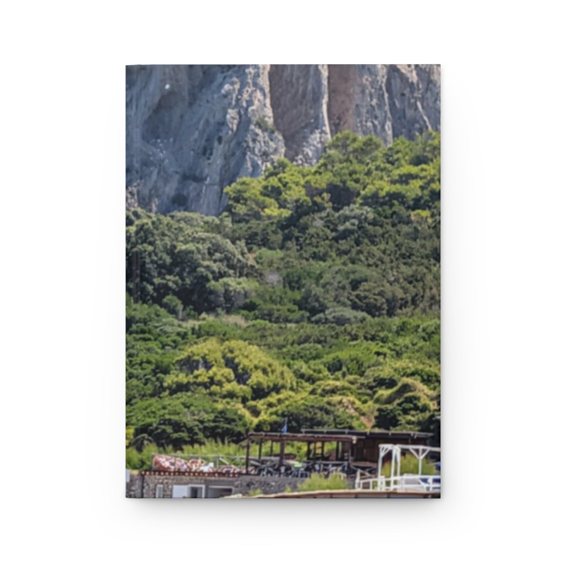 Mountain Cliff & Green Forest Hardcover Journal – Nature Writing Notebook - Writing Journal,  Eco-Friendly Notebook