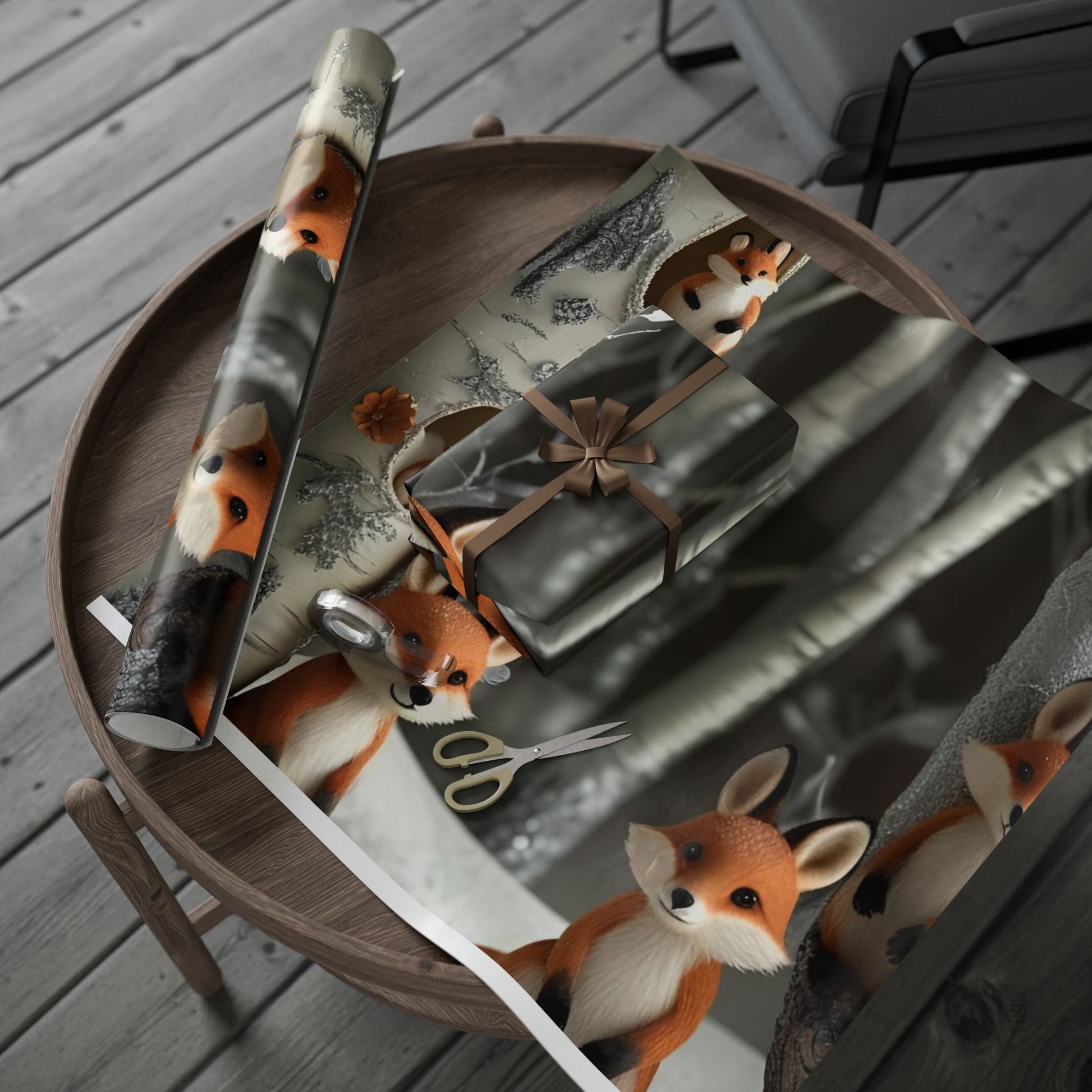 Wrapping Papers - Charlie the Whimsical Fox and his Family