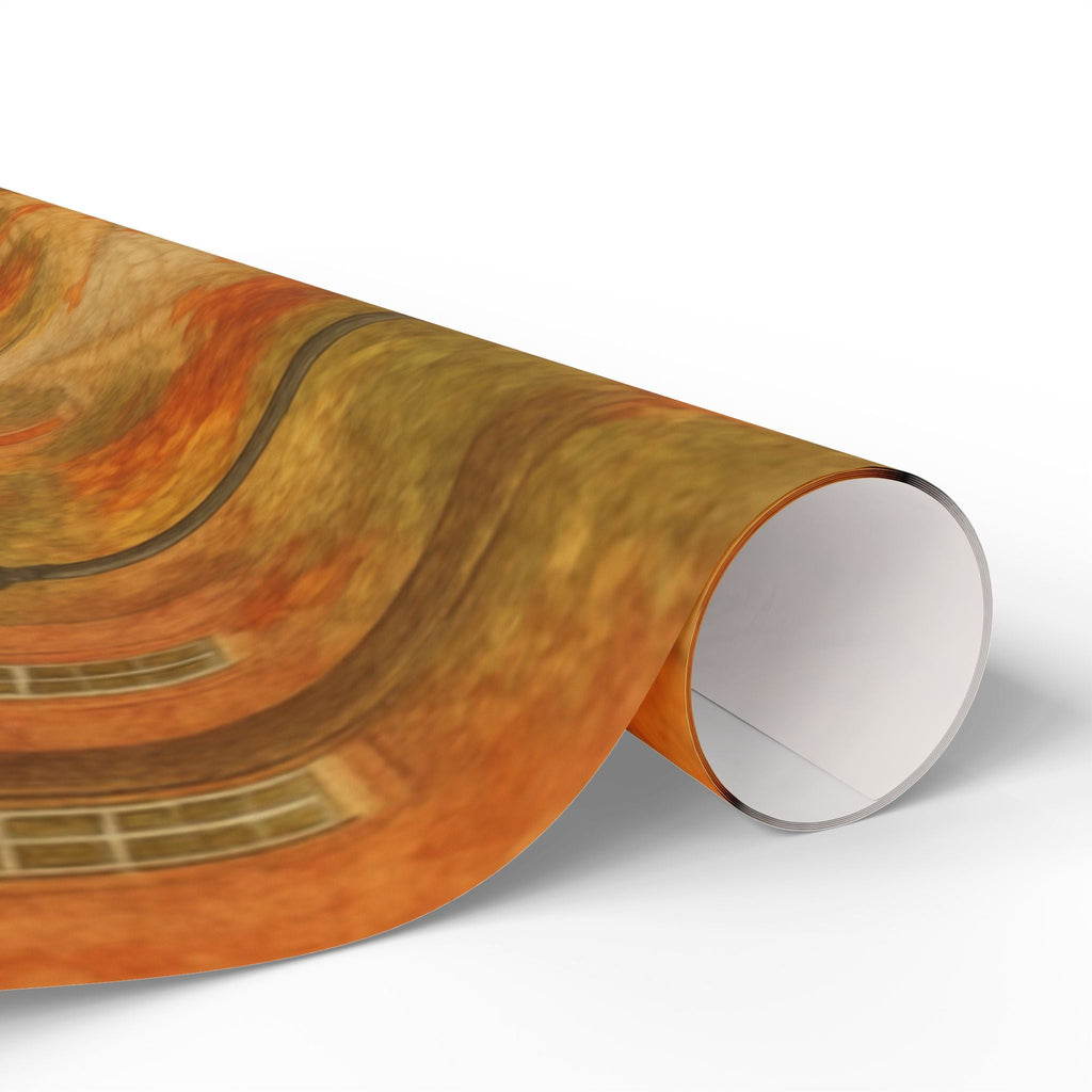 Cozy Autumn Cobblestone Wrapping Papers