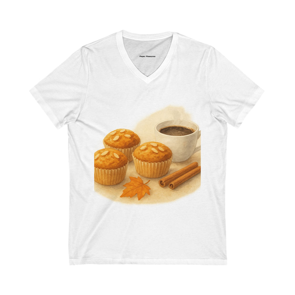 Autumn Muffins & Coffee T-Shirt – Cozy Fall Foodie Tee