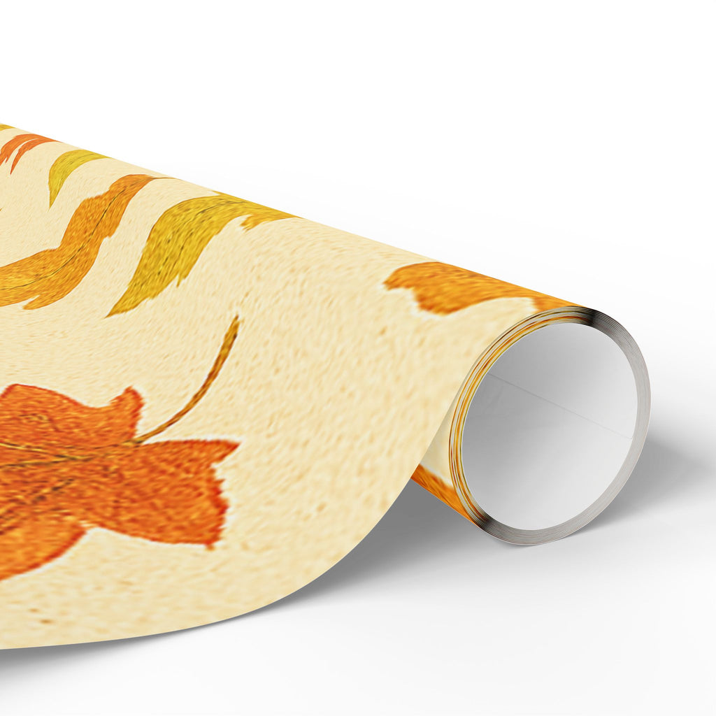 Autumn Leaf Wrapping Paper - Festive Gift Wrap for Fall Celebrations, Unique Birthday, Thanksgiving, Holiday Decor, Seasonal Crafts