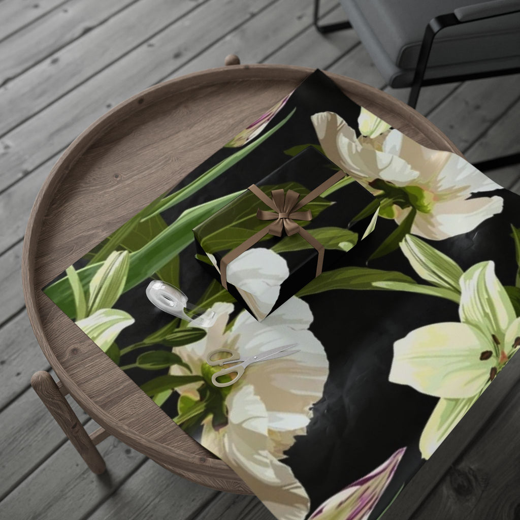 Elegant Floral Wrapping Paper - Perfect for Gifts and Celebrations