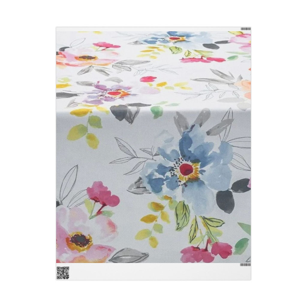 Wildflower Whimsy Wrapping Paper - Elegant Gift Wrap for Special Occasions