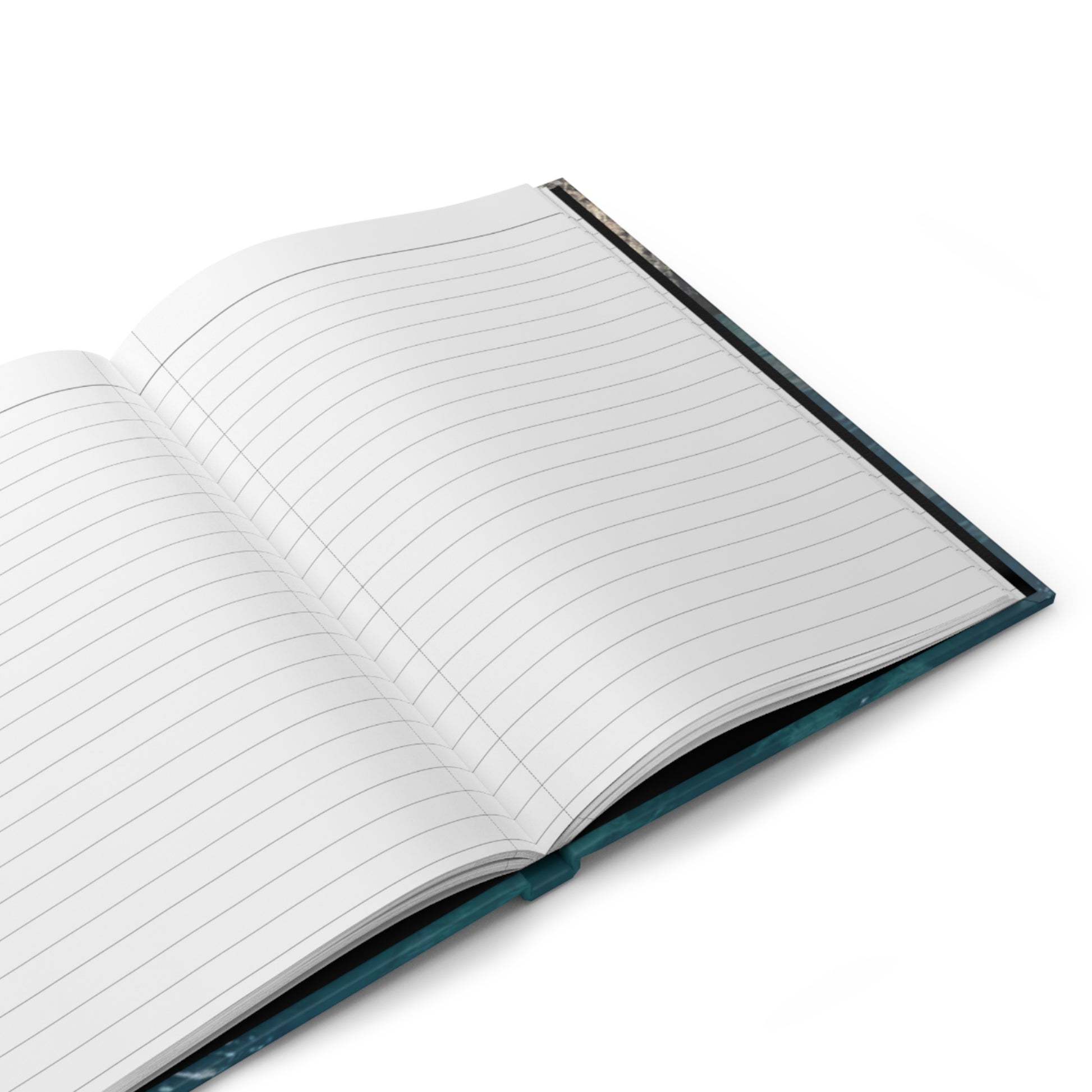 Blue Cove Hardcover Journal – Ocean Cliff & Coastal Writing Notebook