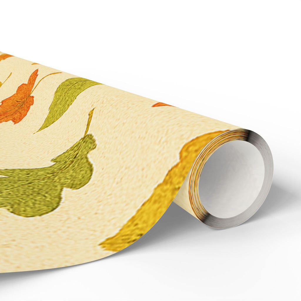 Autumn Leaf Wrapping Paper - Festive Gift Wrap for Fall Celebrations, Unique Birthday, Thanksgiving, Holiday Decor, Seasonal Crafts