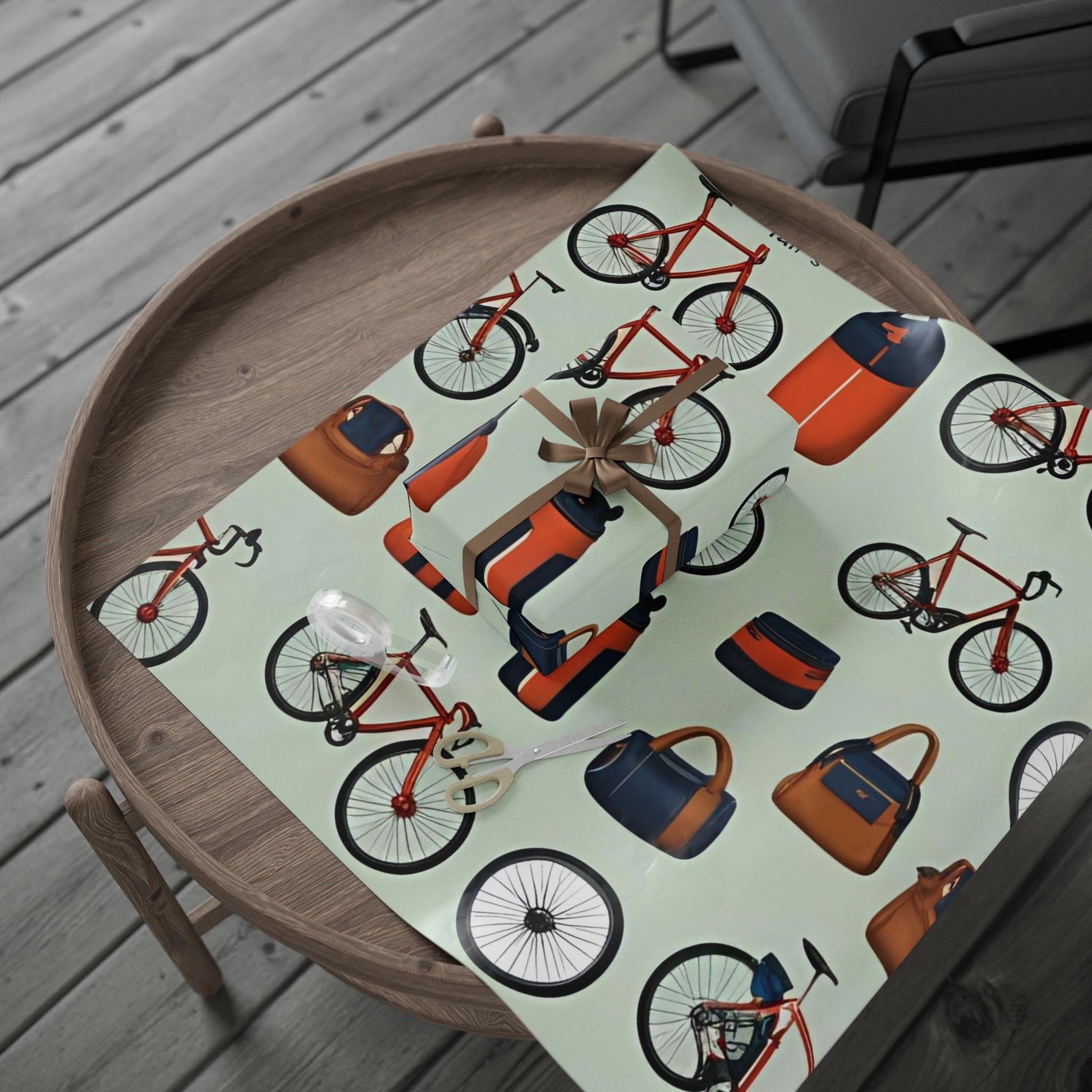 The Bicyclist Wrapping Paper