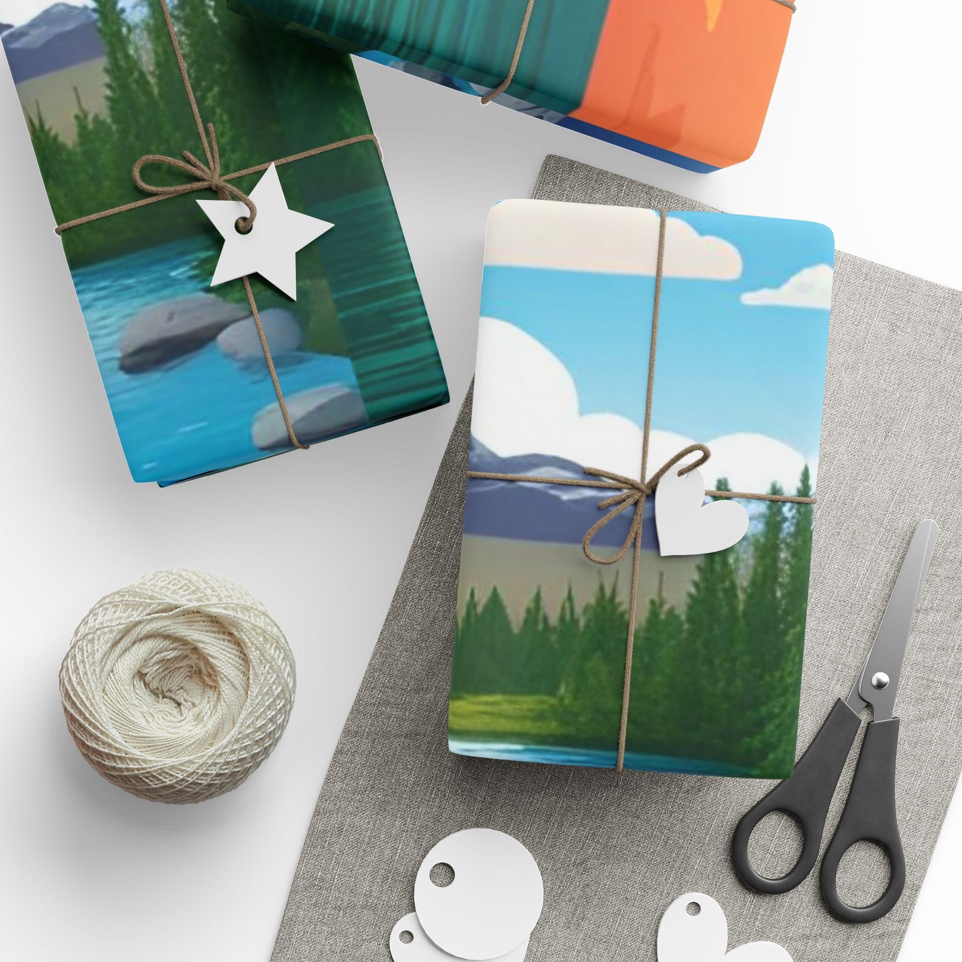 Multi-Landscape Wrapping Papers