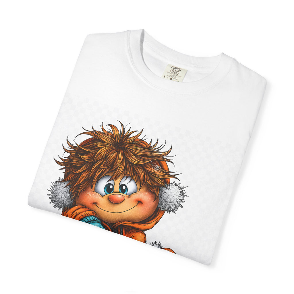 Winter Snow Boots Kid T-Shirt – Colorful Snow Day Graphic Tee – Cute Winter Child Illustration – Fun Cold-Weather Apparel