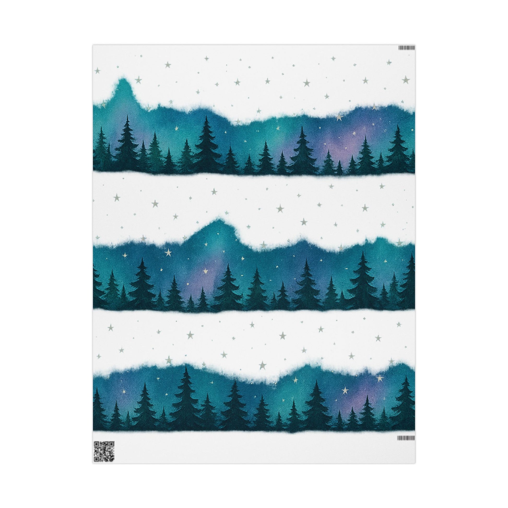 wrapping paper commercial sky line