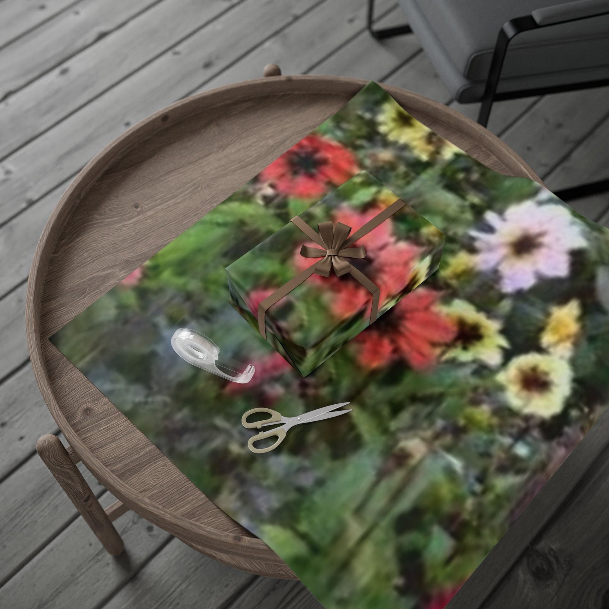 Field of Flowers Wrapping Sheet Papers for Special Occasions