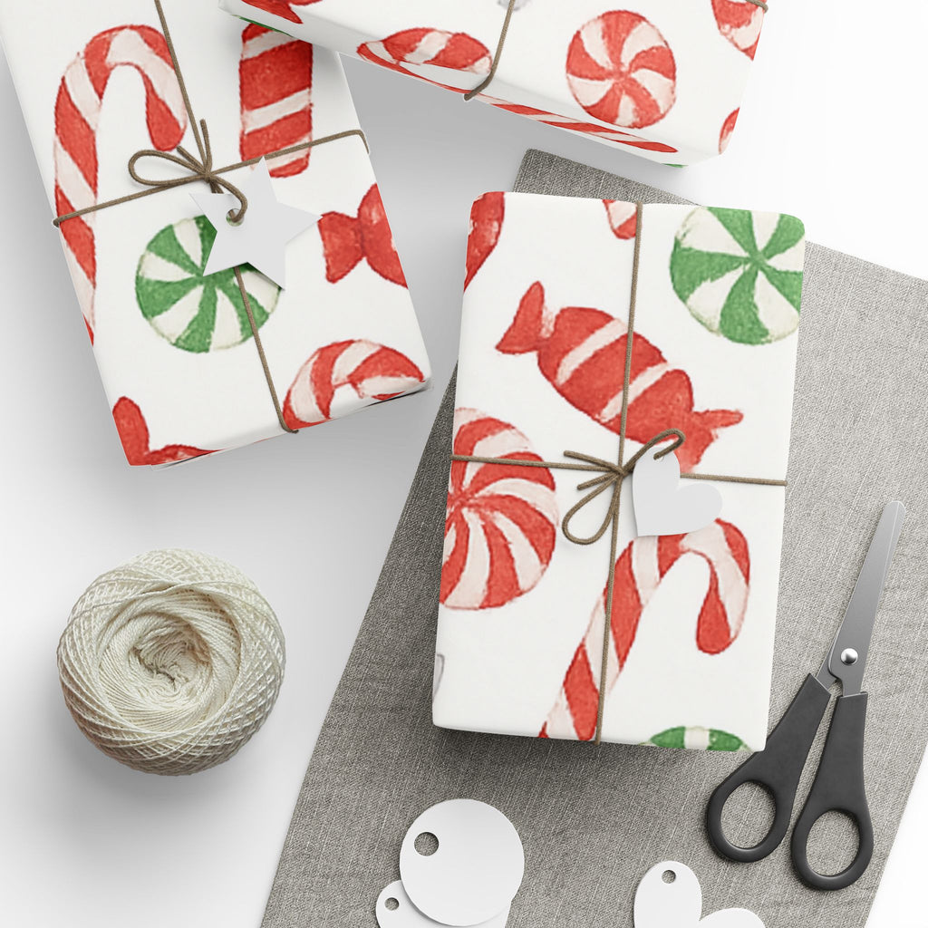 Christmas Candy Gift Wrap for Holiday Parties