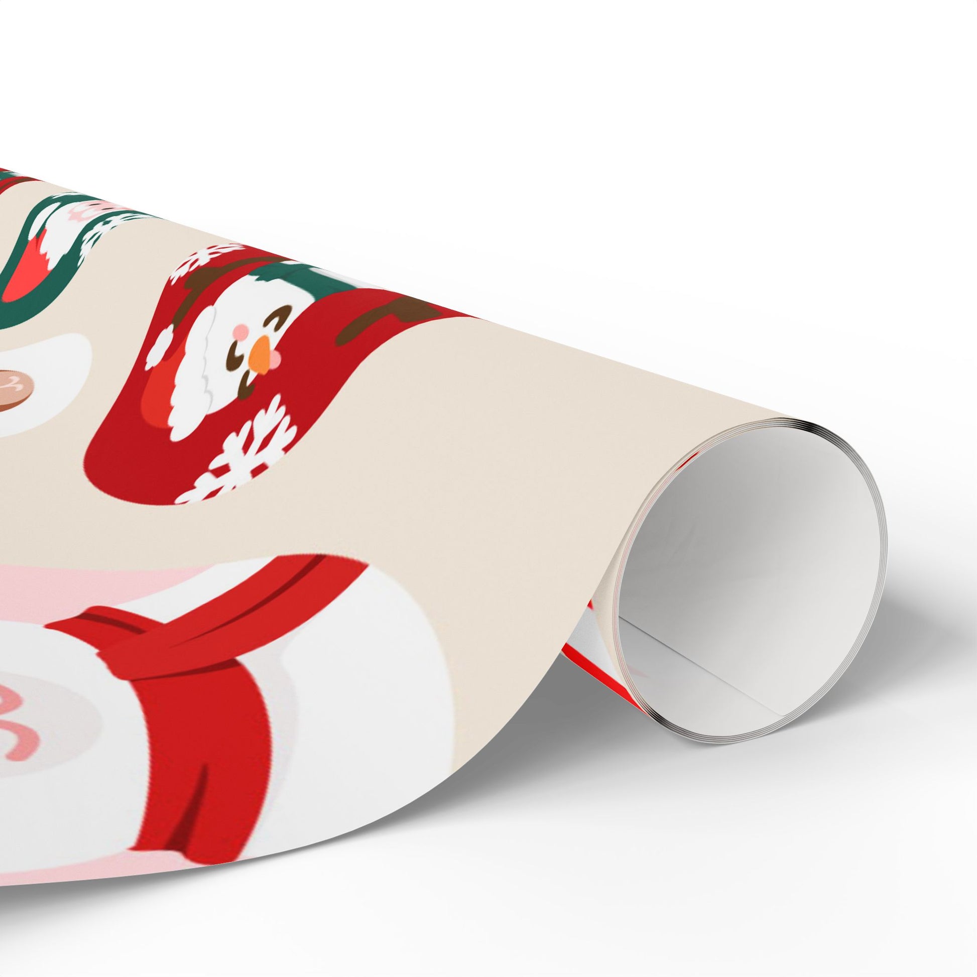Santa and Friends Christmas Wrapping Paper – Cute Holiday Gift Wrap for Kids - As Designer