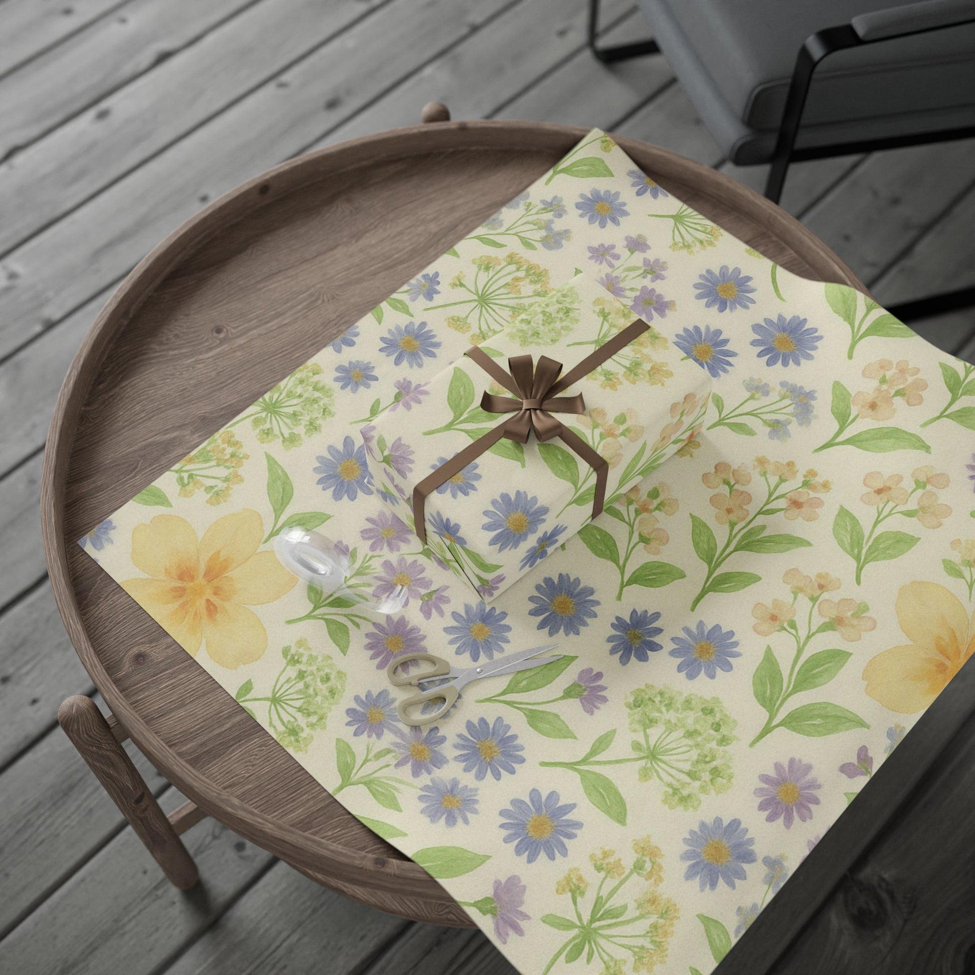 Floral Wrapping Paper - Elegant Flower Design for All Occasions