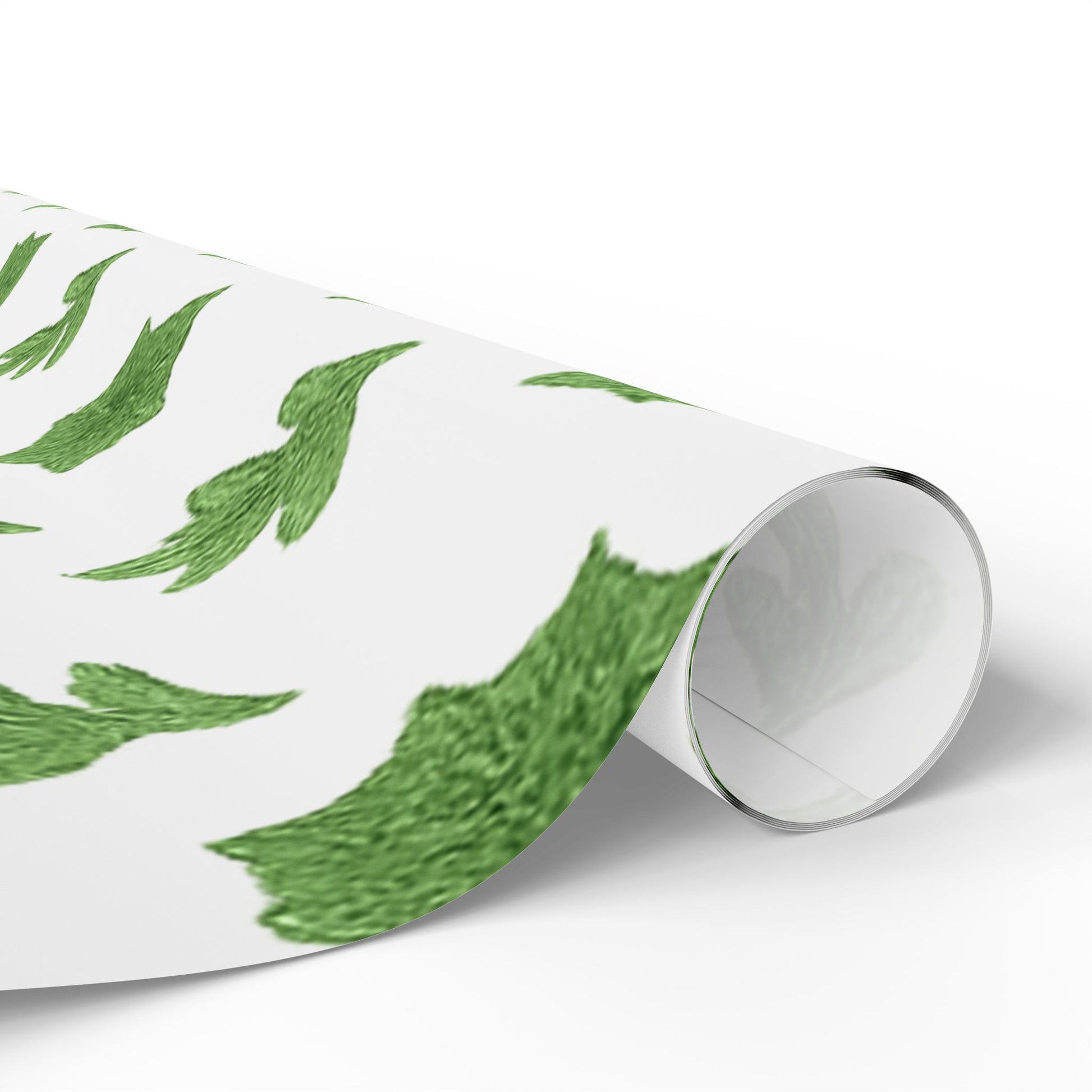 Green Leaf Wrapping Paper, Eco-Friendly Gift Wrap, Botanical Print Gift Wrap, Birthday, Holiday, Party Wrapping, Original Design