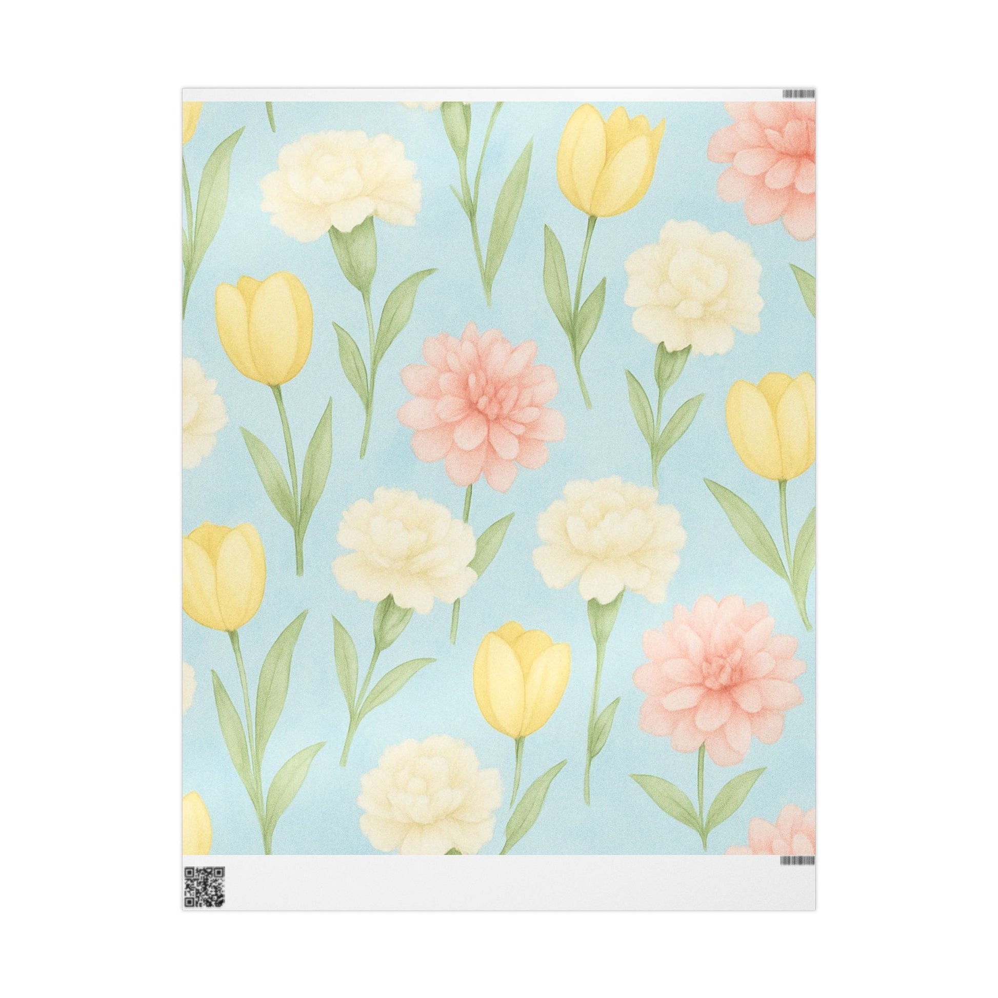 Carnations and Tulip's Vintage Wrapping Papers