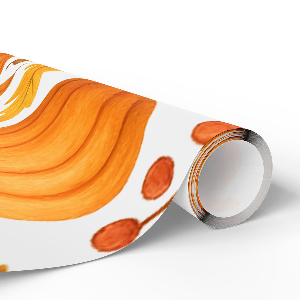 Autumn Pumpkin Wrapping Paper, Fall Gift Wrap, Seasonal Packaging, Thanksgiving Decor, Eco-Friendly Gift Wrap