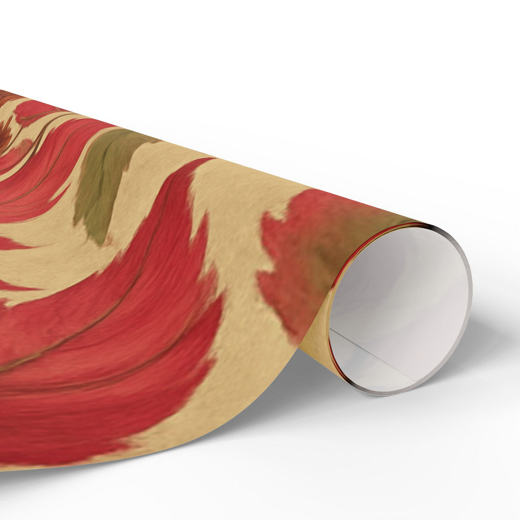 Red Hydrangeas Blooming Gift Wrap for Any Occasion