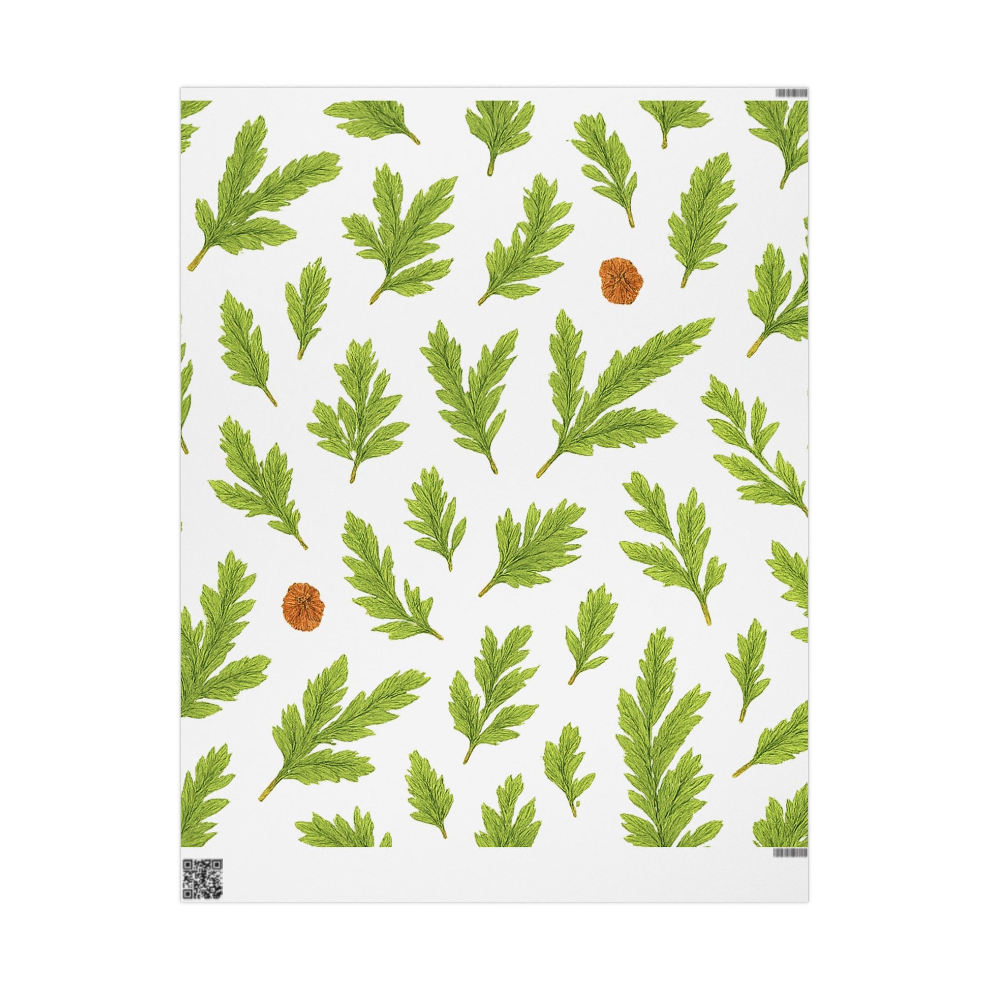 Nature-Inspired Wrapping Paper, Eco-Friendly Gift Wrap, Botanical Print, Perfect for Holidays, Birthdays, and Special Occasions