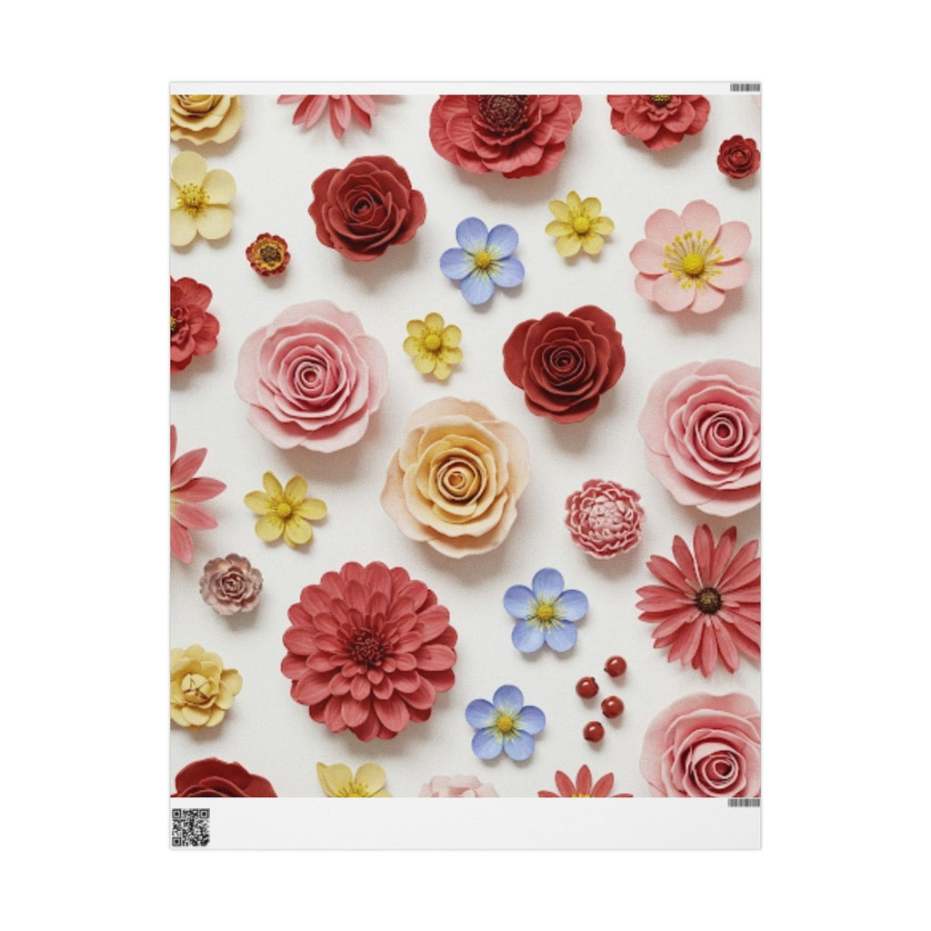 Elegant Floral Wrapping Paper - Perfect for Any Occasion