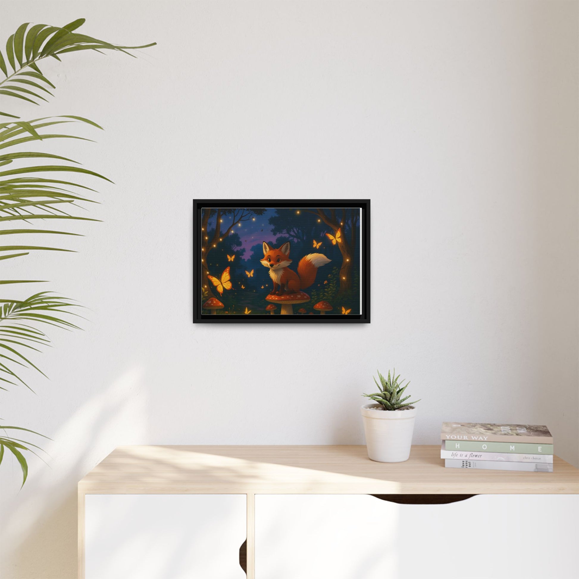 Whimsical Fox Canvas Wall Art of Charlie the Whimsical Fox