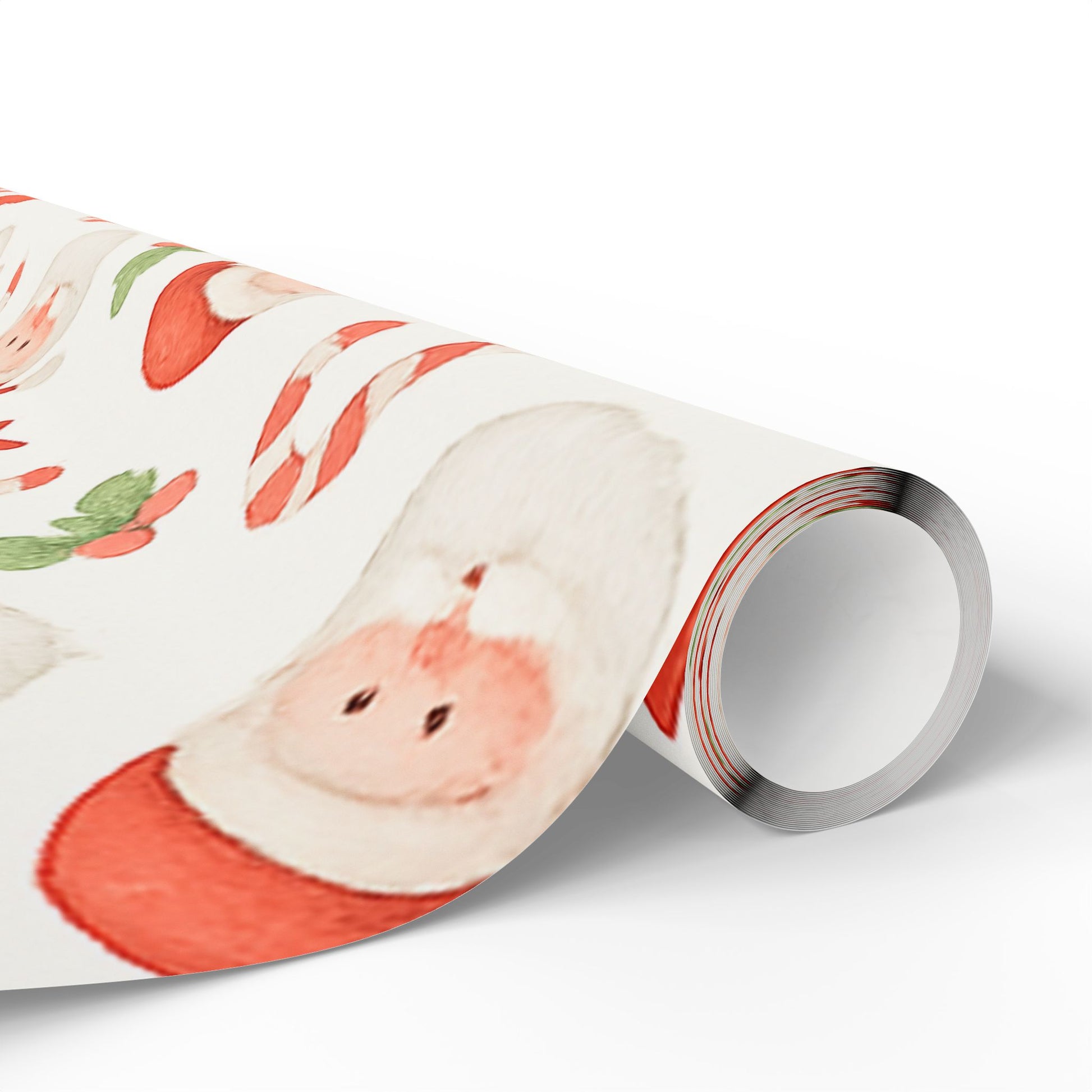 Festive Wrapping Paper - Santa - Holiday Gift Wrap, Christmas Decor, Santa Print, Eco-Friendly, Birthday Wrapping