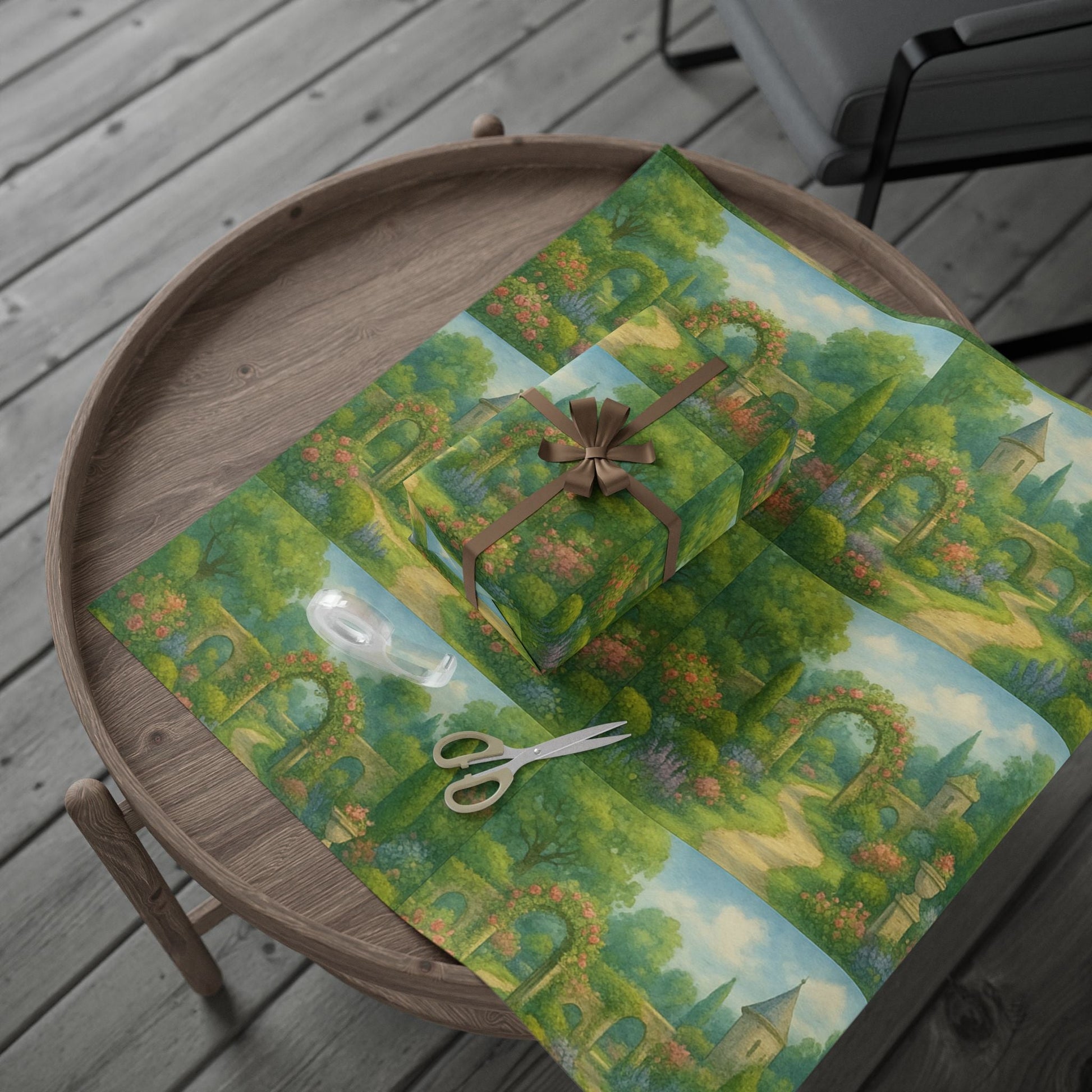 Whimsical Garden Wrapping Paper