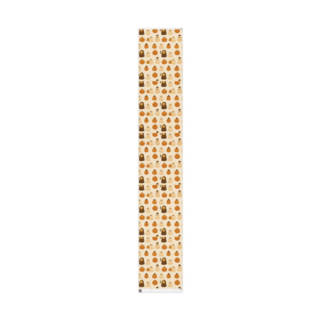 Halloween Enchanted Companions Wrapping Paper, Fall Party Supplies, Eco-Friendly Packaging