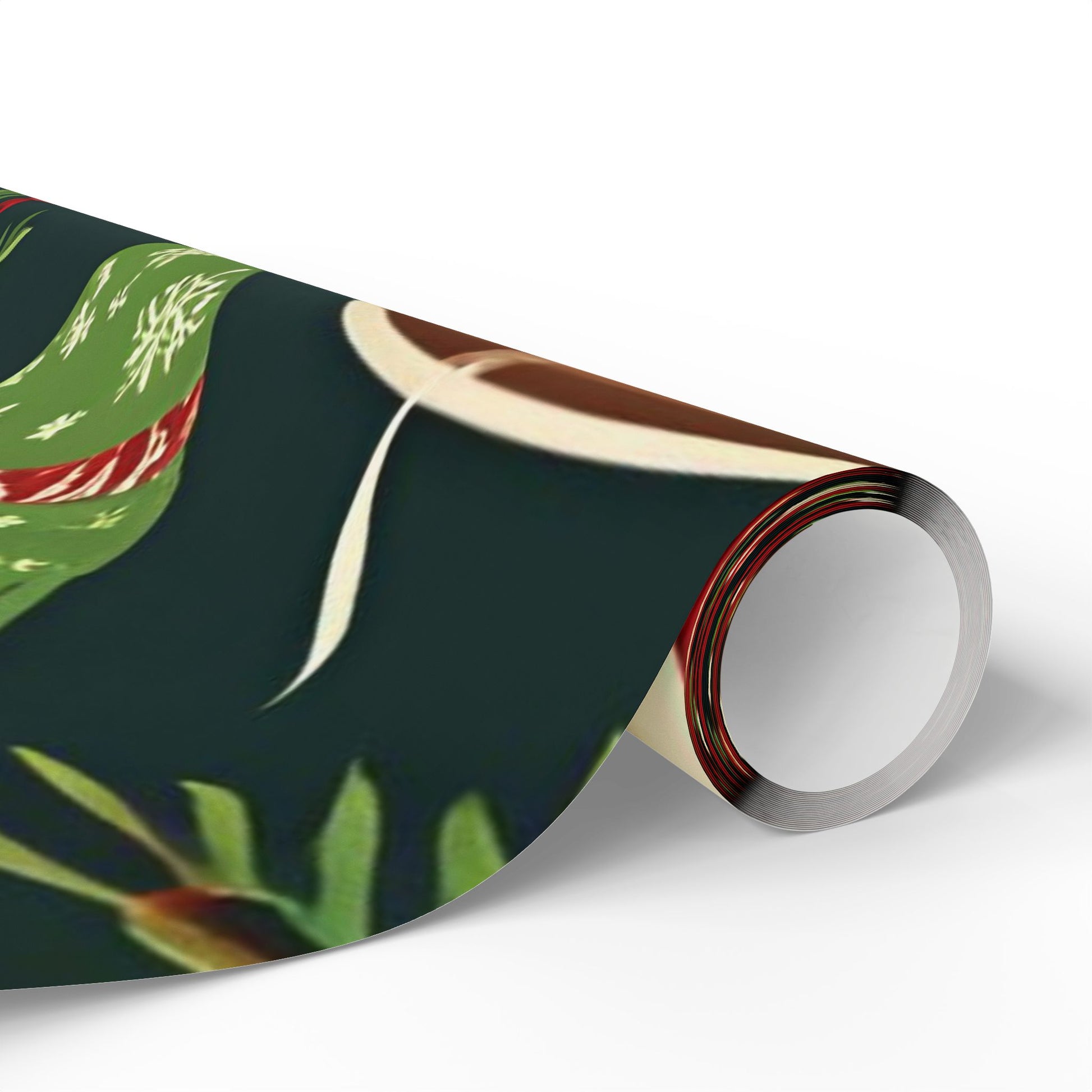 Holiday Mittens & Hot Cocoa Wrapping Paper – Festive Christmas Gift Wrap with Red Mugs