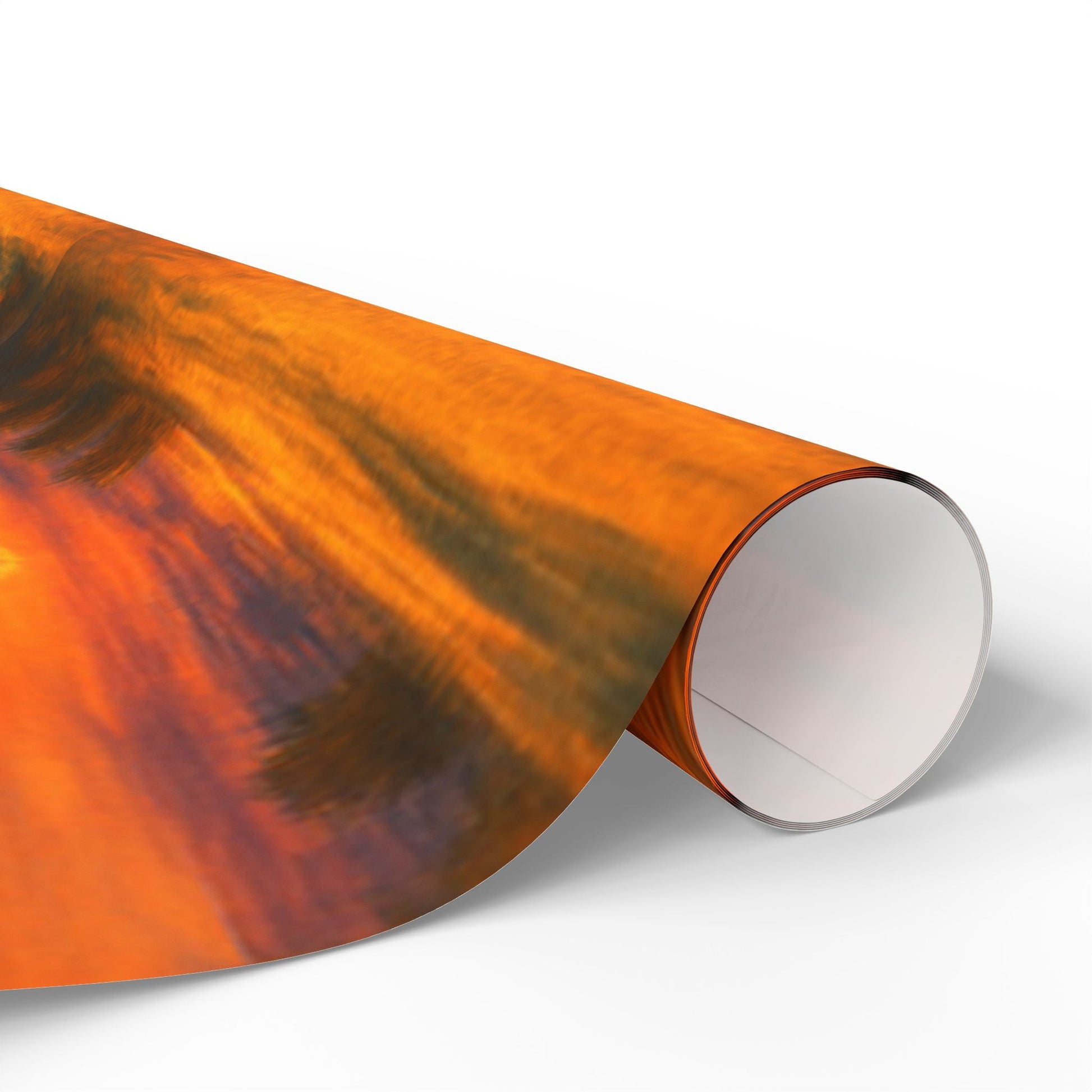 Bold Beautiful Red Sunset, a statement Wrapping Paper