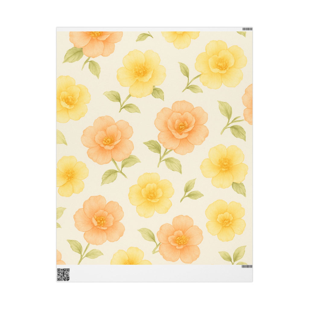 Yellow Roses Wrapping Papers