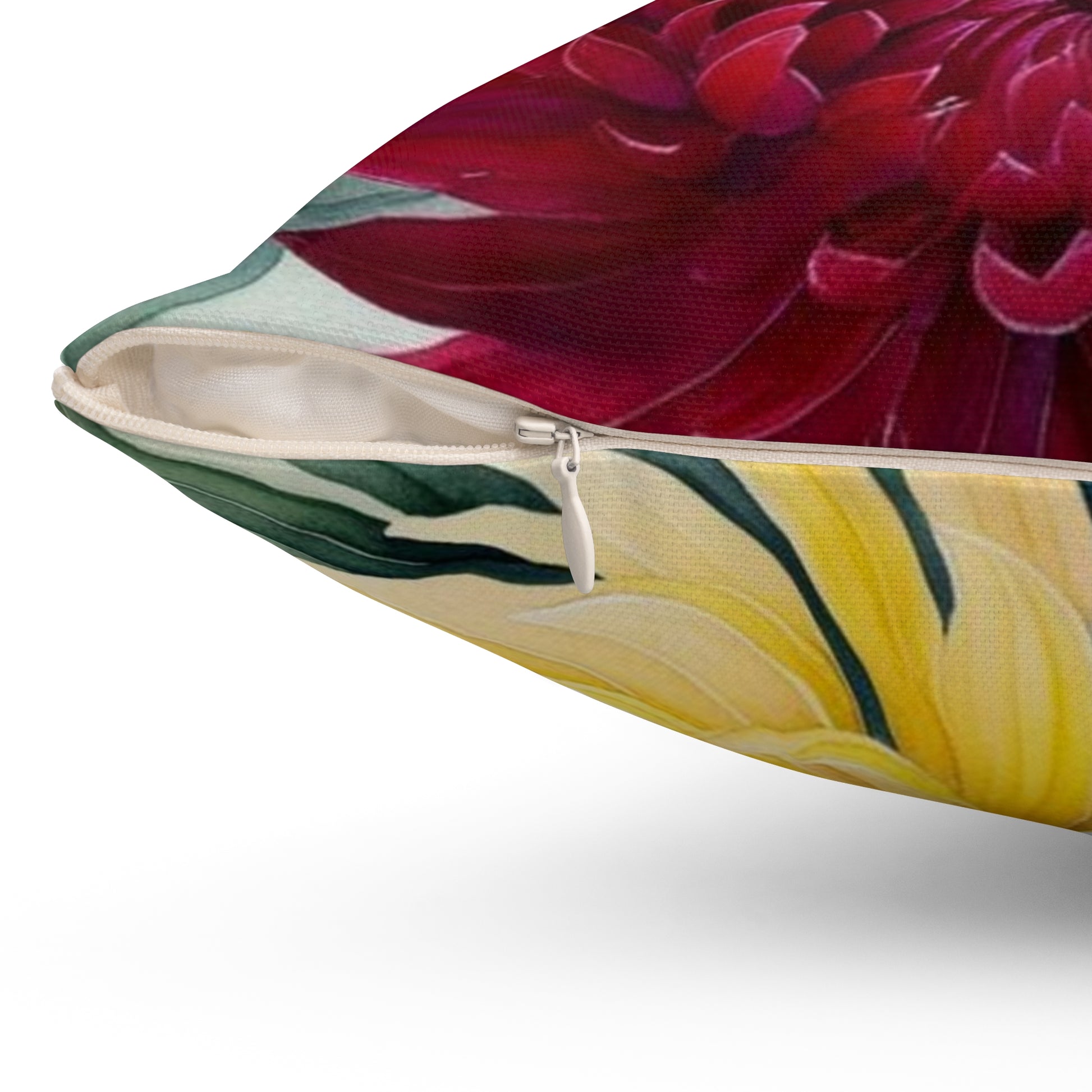 colorful Cornflower Spun Polyester Square Pillow