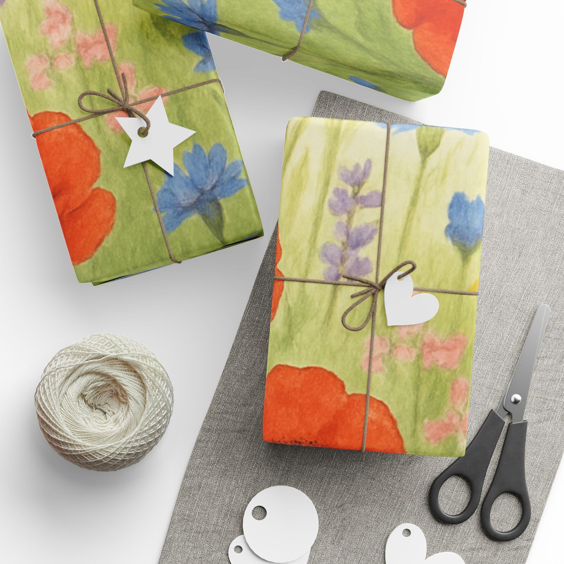 Floral Wrapping Paper - Vibrant Botanical Gift Wrap for Birthdays and Celebrations