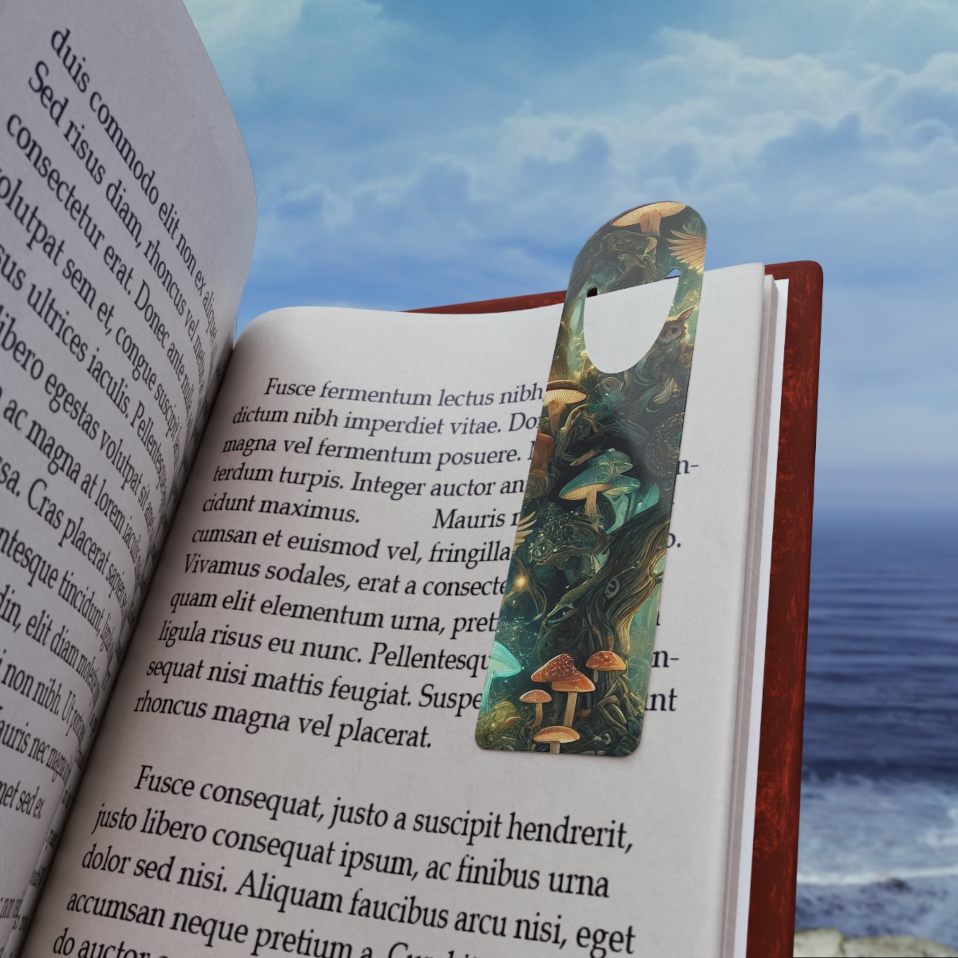 Mystical Forest Bookmark - Enchanted Bookmark for Book Lovers