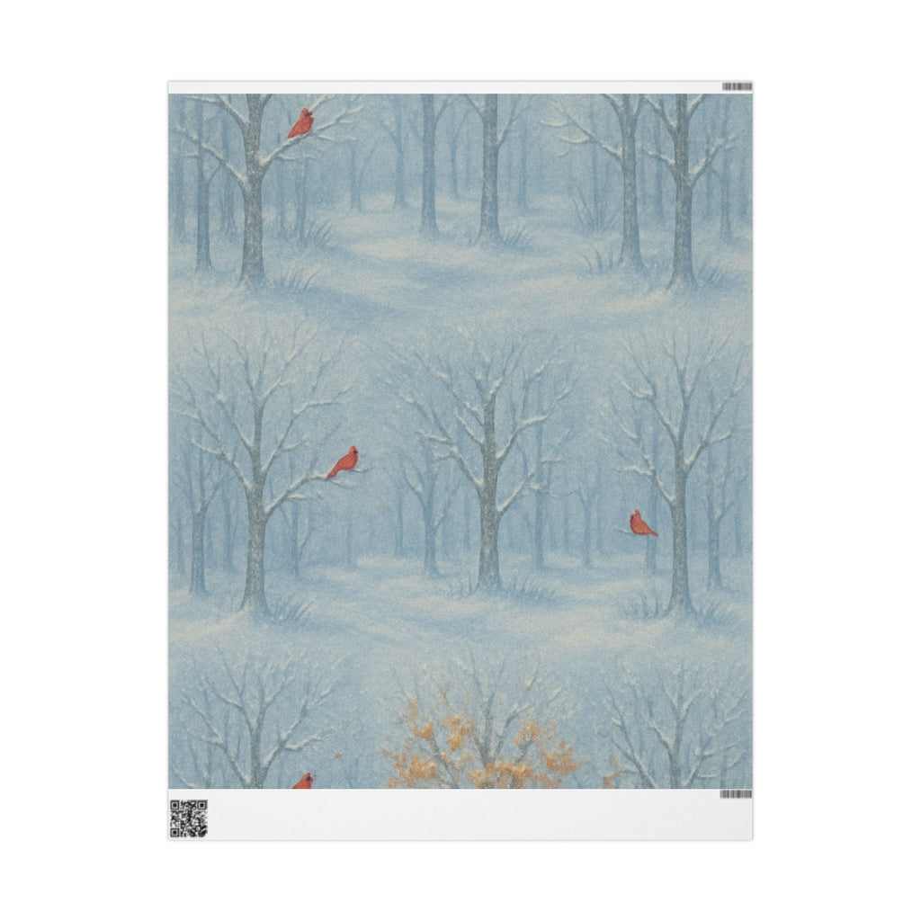 Snowy Forest, Winter Wonderland Wrapping Paper, 3 of 3, Winter Wonderland Series