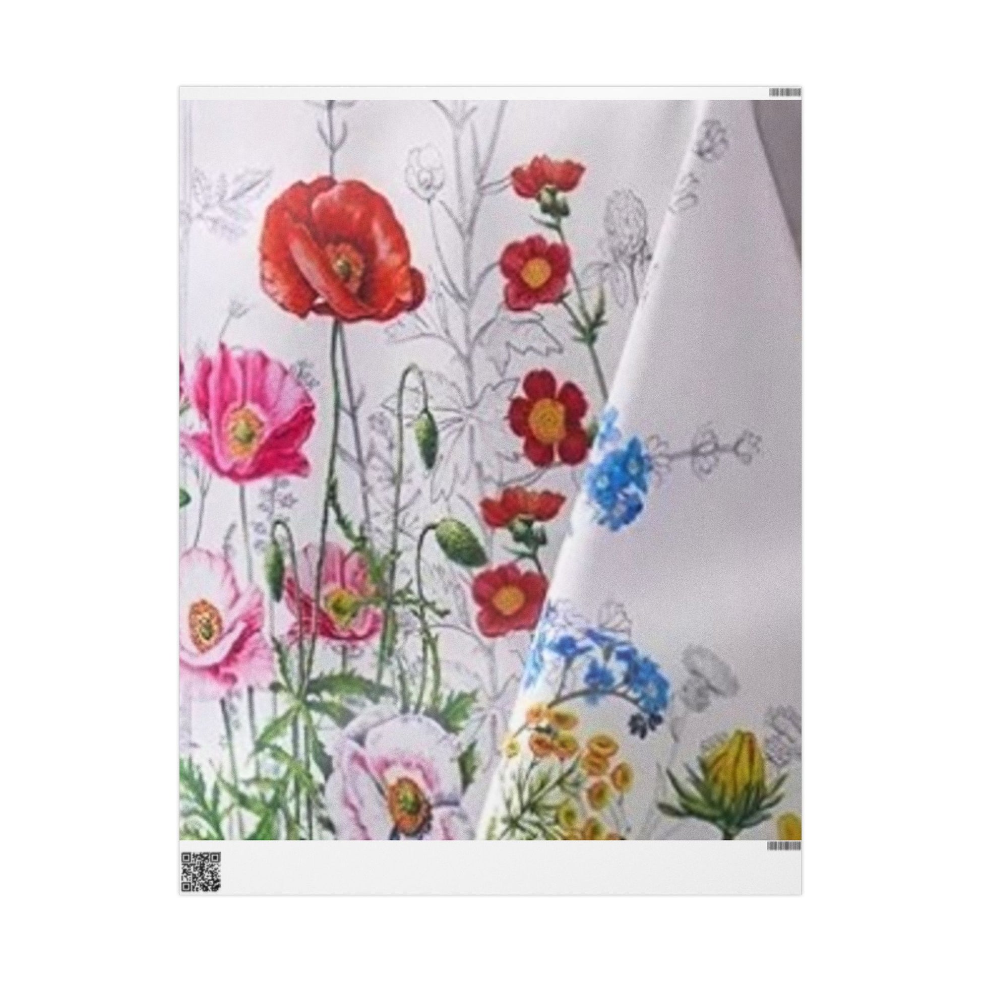 Floral Art Wrapping Paper - Beautiful Gift Wrap for All Occasions