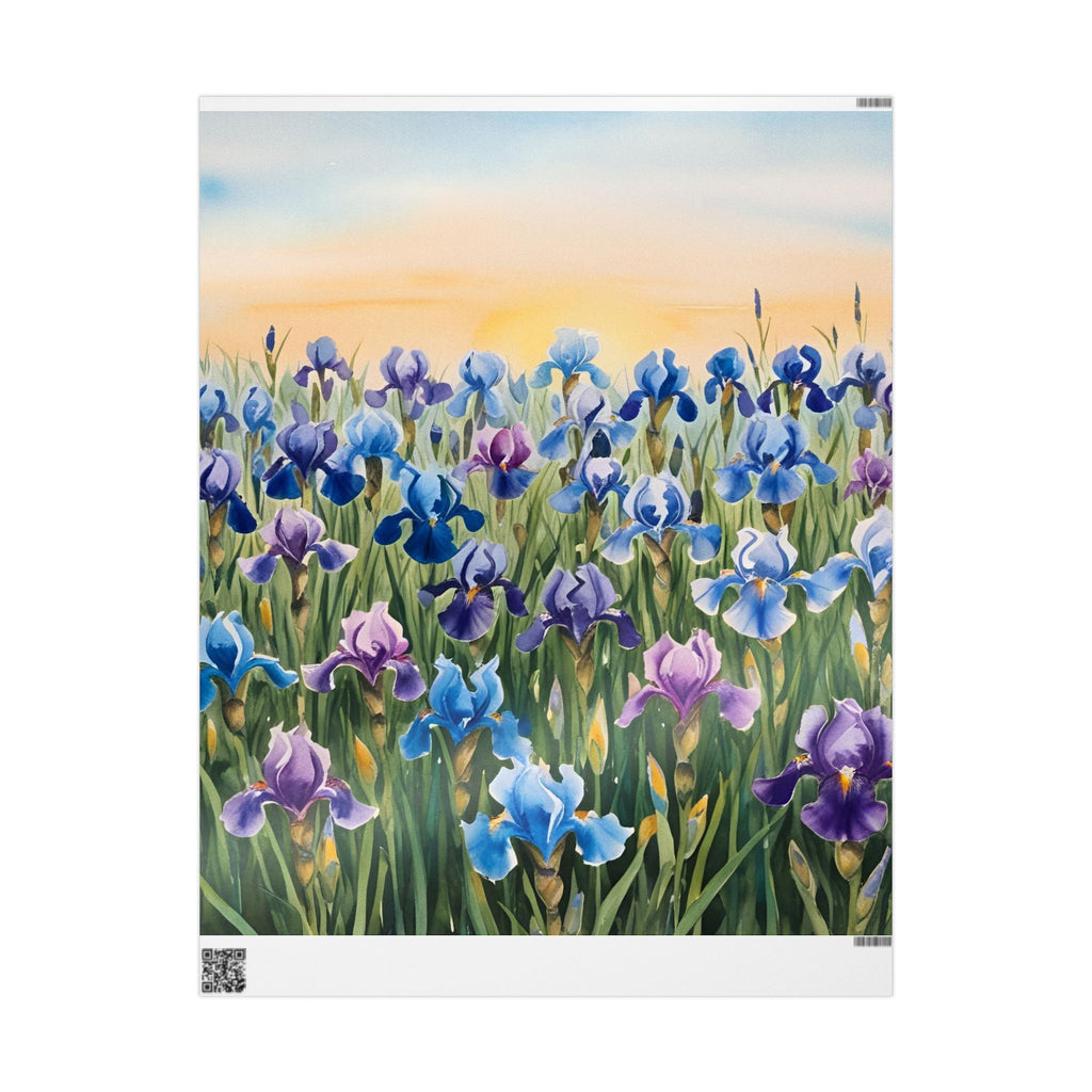 The Iris Garden Wrapping Papers
