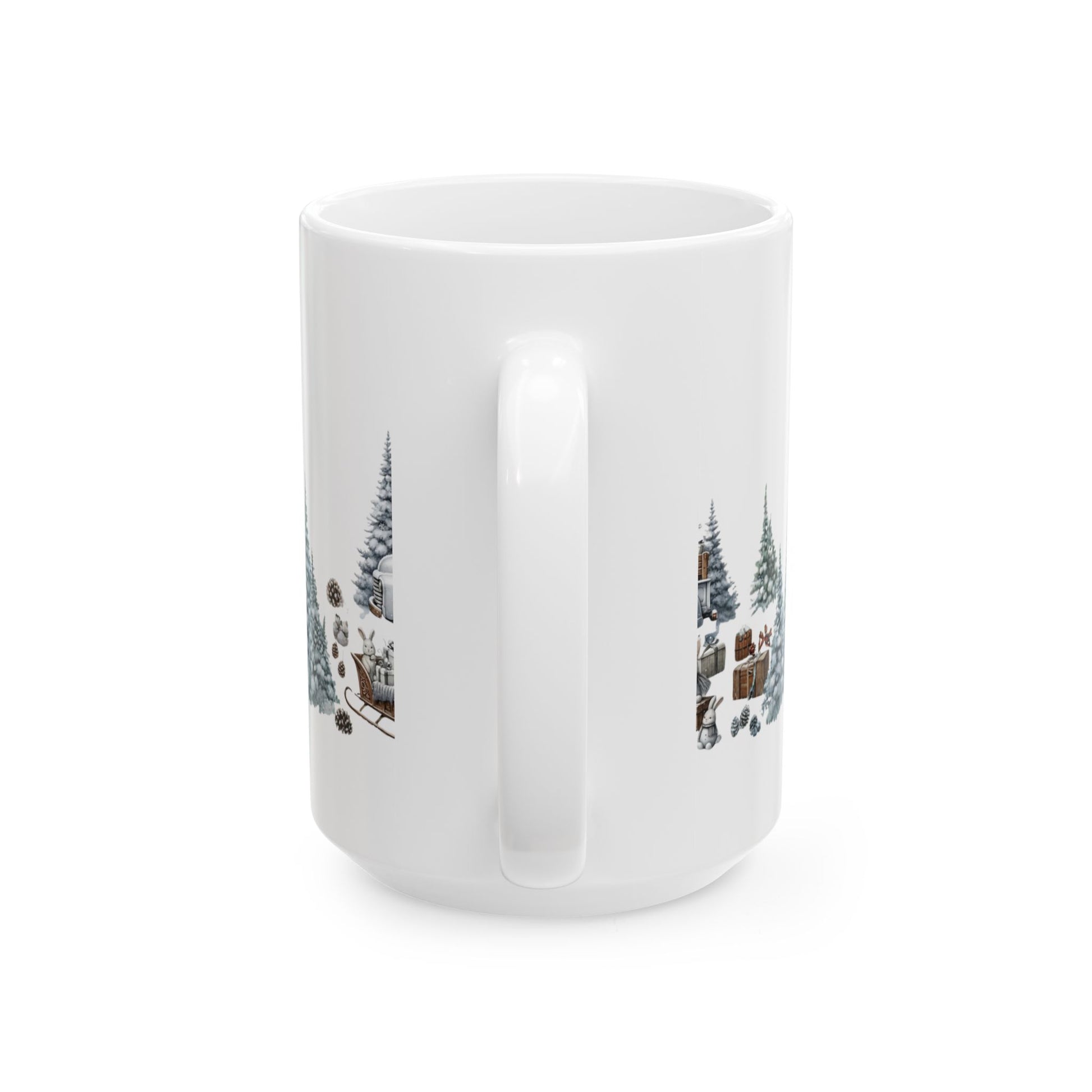 Whispers of Winter – Merry Christmas Truck Mug | Festive Vintage Holiday Drinkware by Paper Pleasures