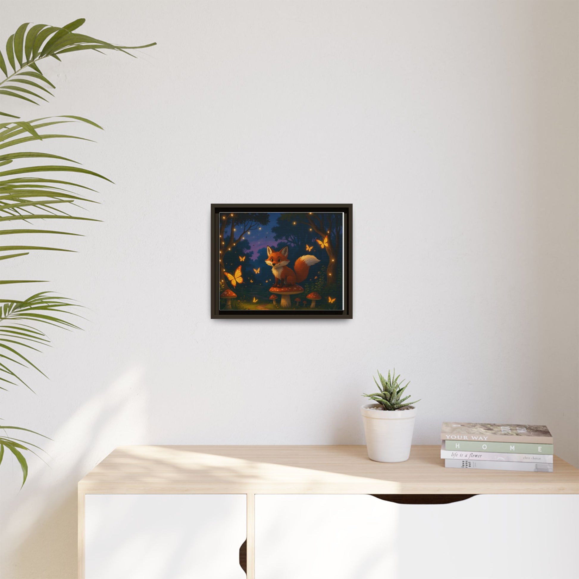 Whimsical Fox Canvas Wall Art of Charlie the Whimsical Fox