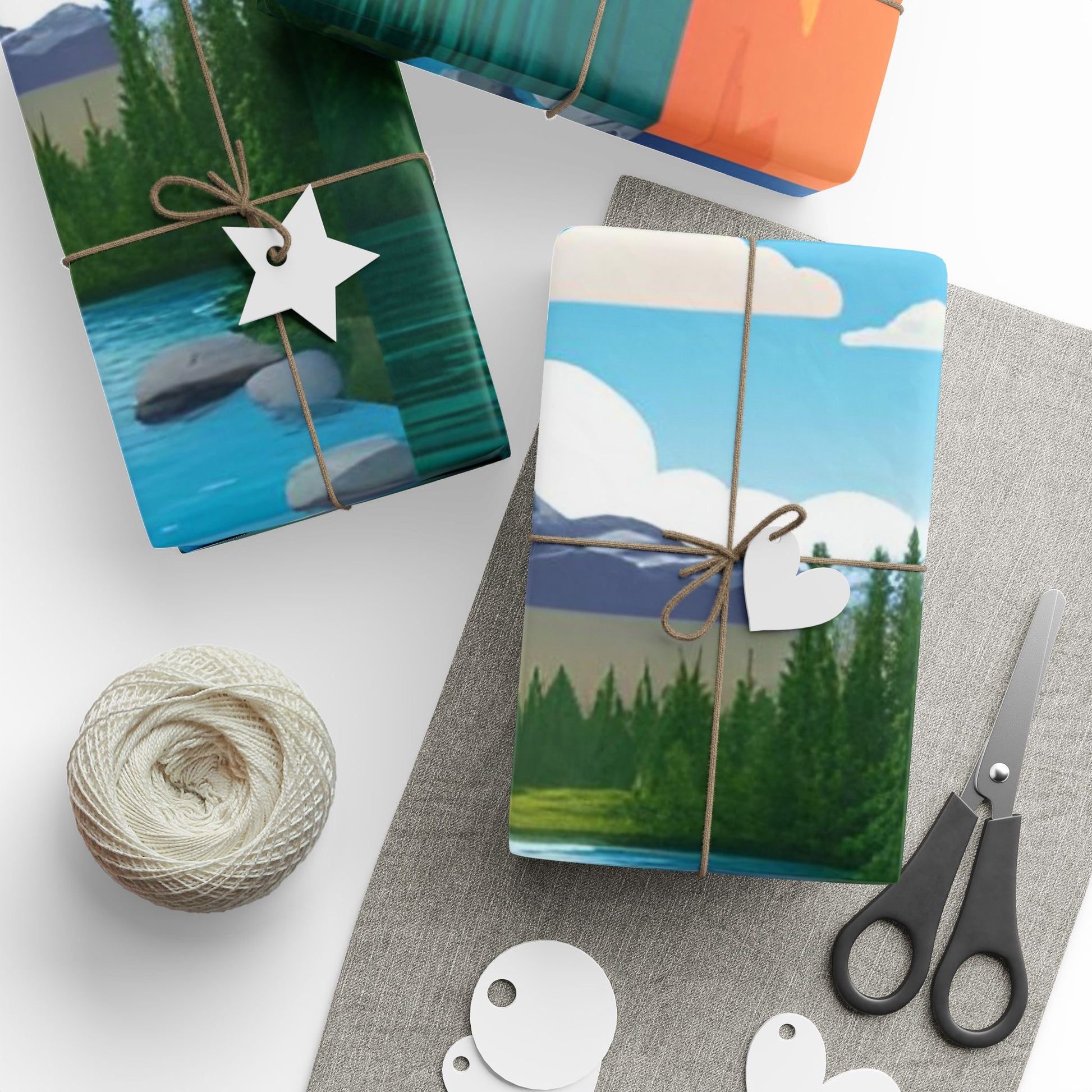 Multi-Landscape Wrapping Papers