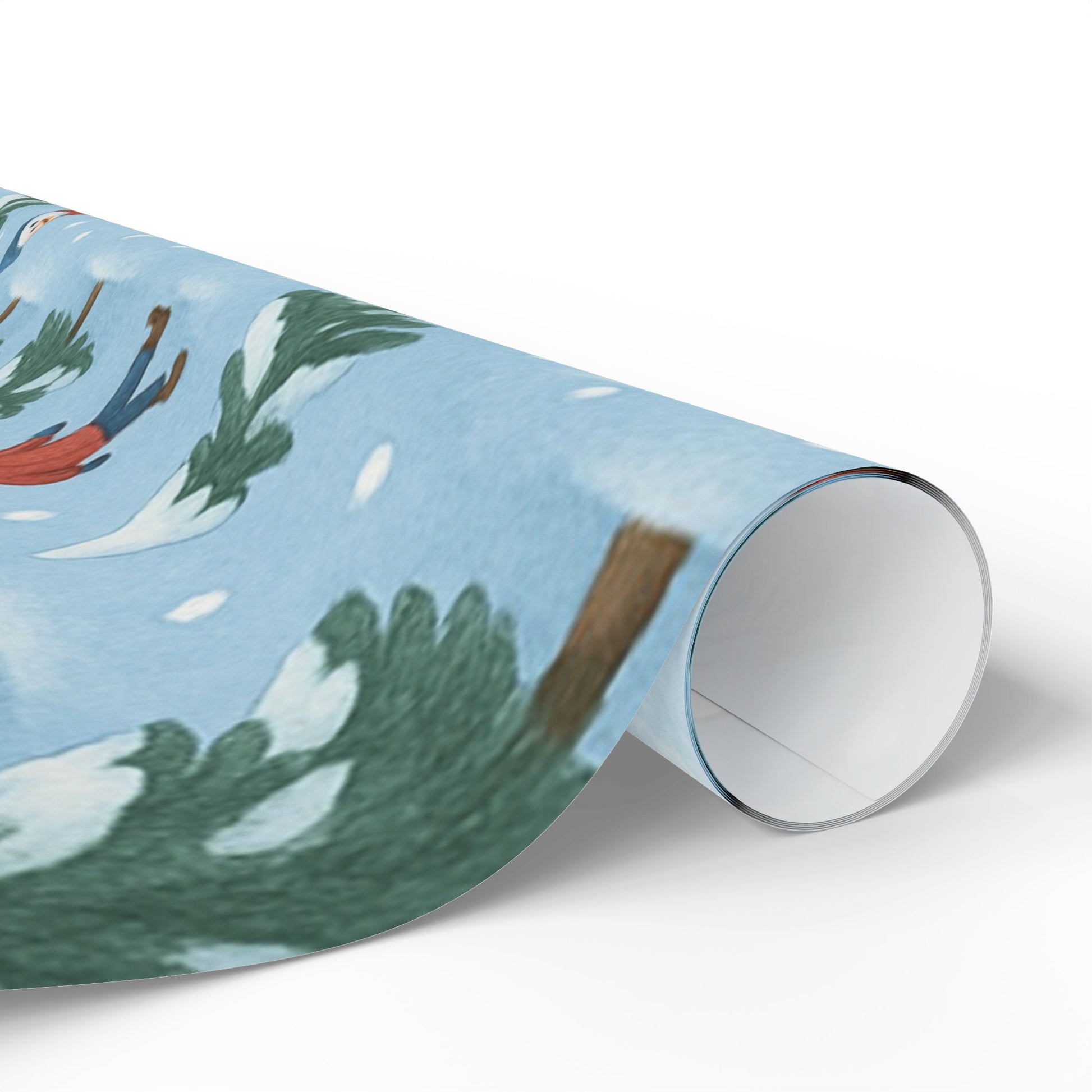 Winter Wonderland Wrapping Paper, Festive Gift Wrap, Holiday Party Supplies, Christmas Wrapping, Unique Present Decor