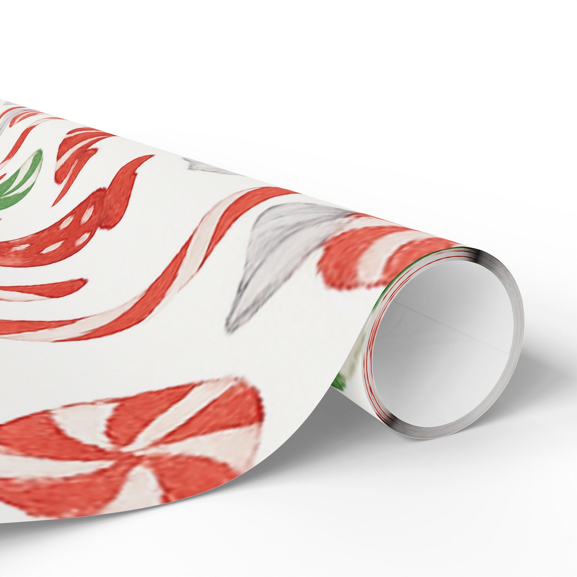 Candy Cane Wrapping Paper, Holiday Gift Wrap, Festive Decor, Christmas Gift Wrapping, Seasonal Wrapping Paper