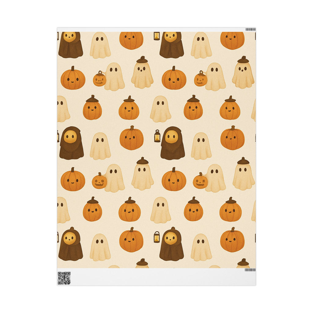 Halloween Enchanted Companions Wrapping Paper, Fall Party Supplies, Eco-Friendly Packaging