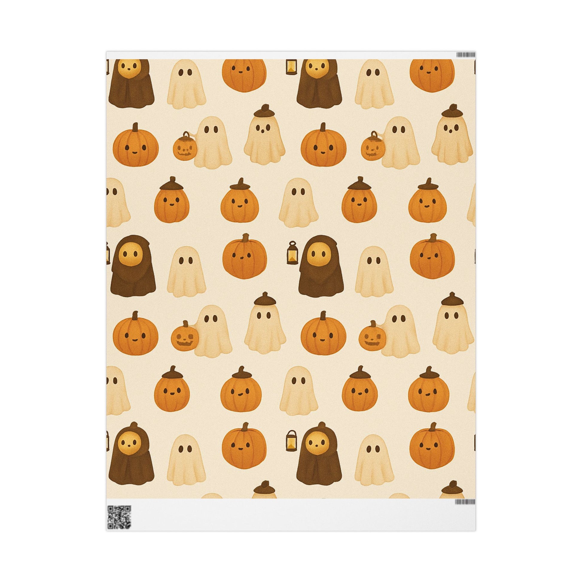 Halloween Enchanted Companions Wrapping Paper, Fall Party Supplies, Eco-Friendly Packaging