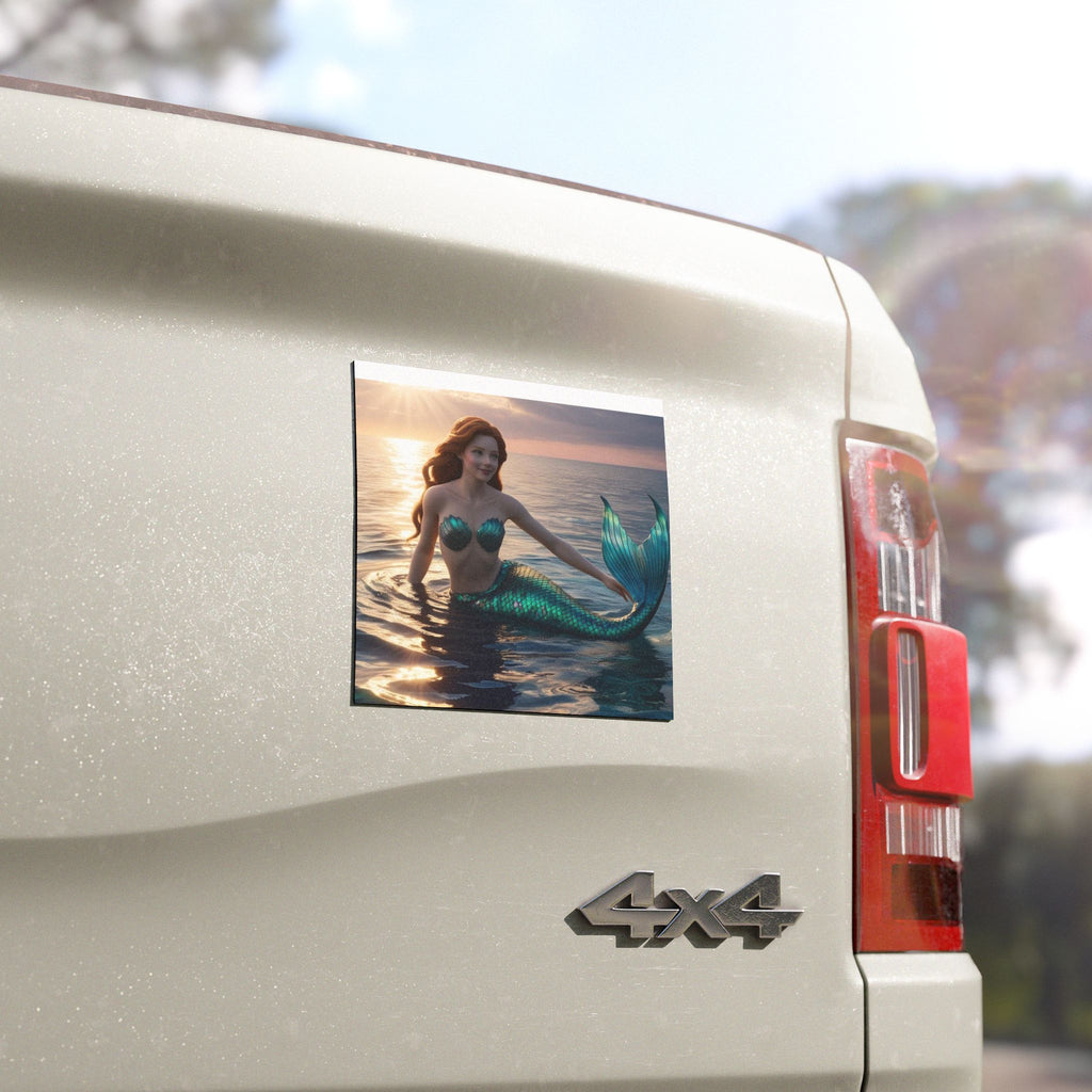 Mermaid Car Magnet - Enchanting Ocean Vibes for Every Adventure