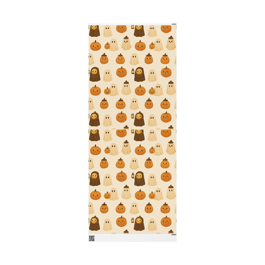 Halloween Enchanted Companions Wrapping Paper, Fall Party Supplies, Eco-Friendly Packaging