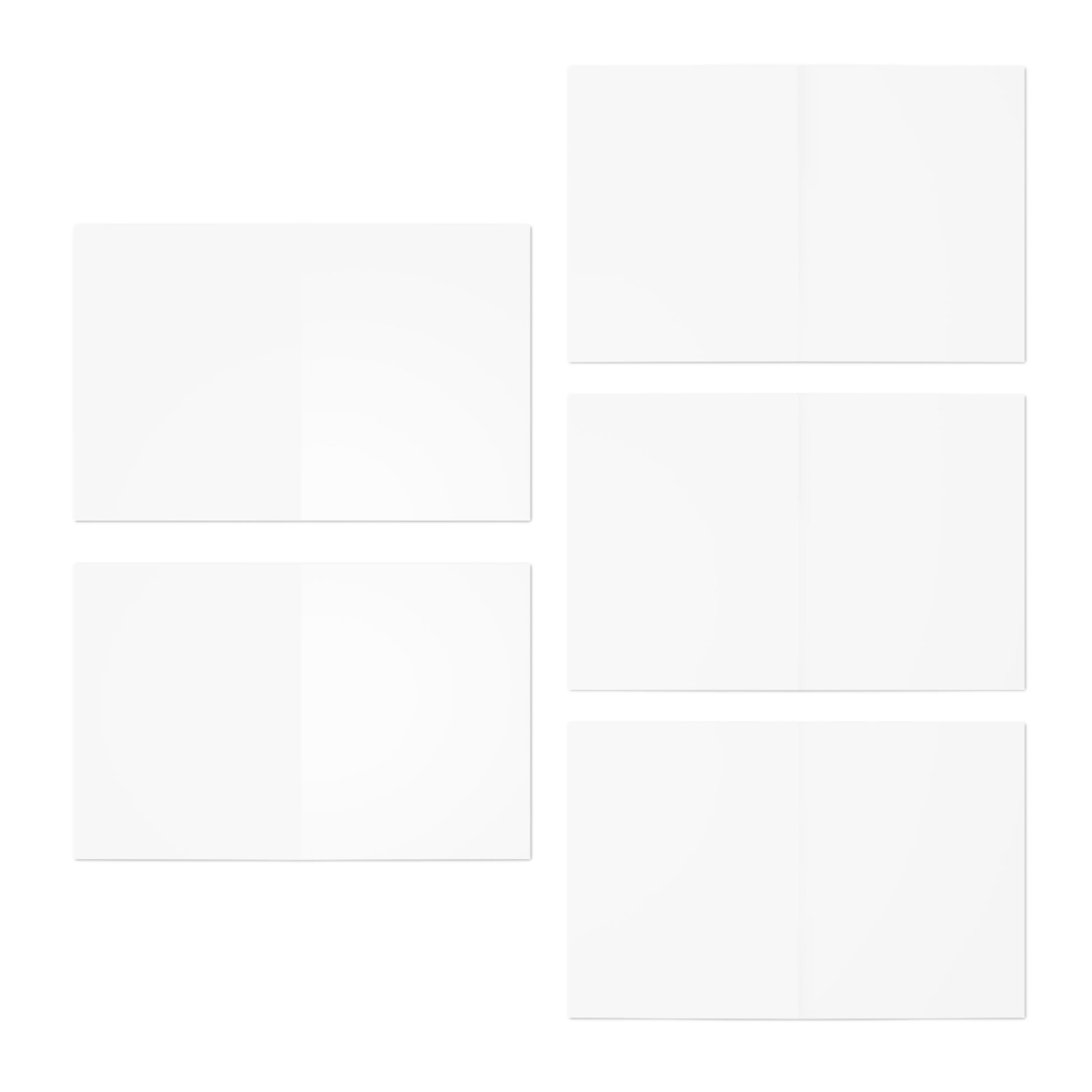 Winter’s Hush Lantern Note Cards – Snowy Woodland Glow Holiday Stationery Set -  - 5-Pack with Lantern Designs