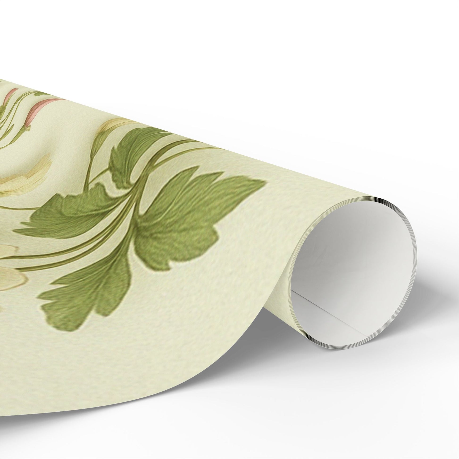 Blushing Bells – Vintage Floral Wrapping Paper, Part 1 of the Bellflower Heirloom Series